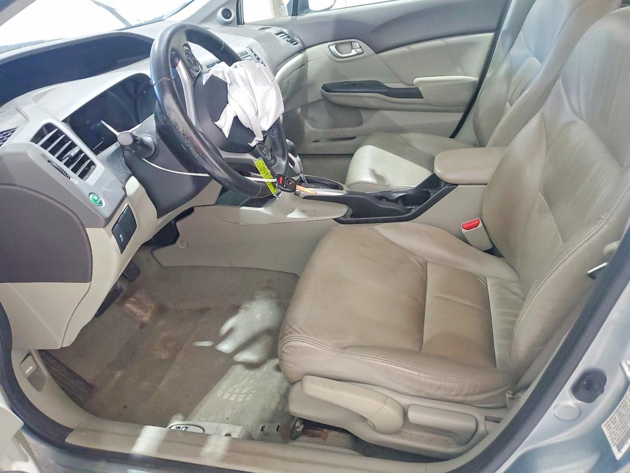 2012 Honda Civic Hybrid L Blue vin: JHMFB4F38CS001305