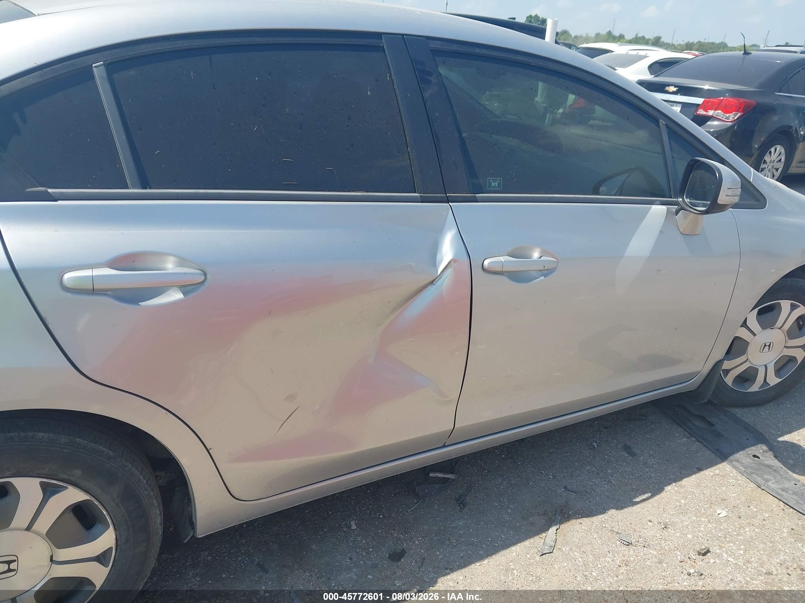 2012 Honda Civic Hybrid   Серебряный vin: JHMFB4F38CS007959