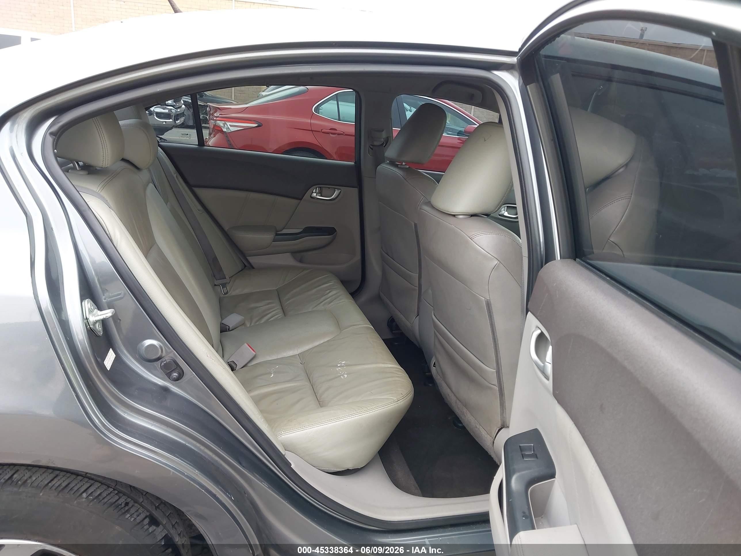 2012 Honda Civic Hybrid   Gray vin: JHMFB4F39CS010675