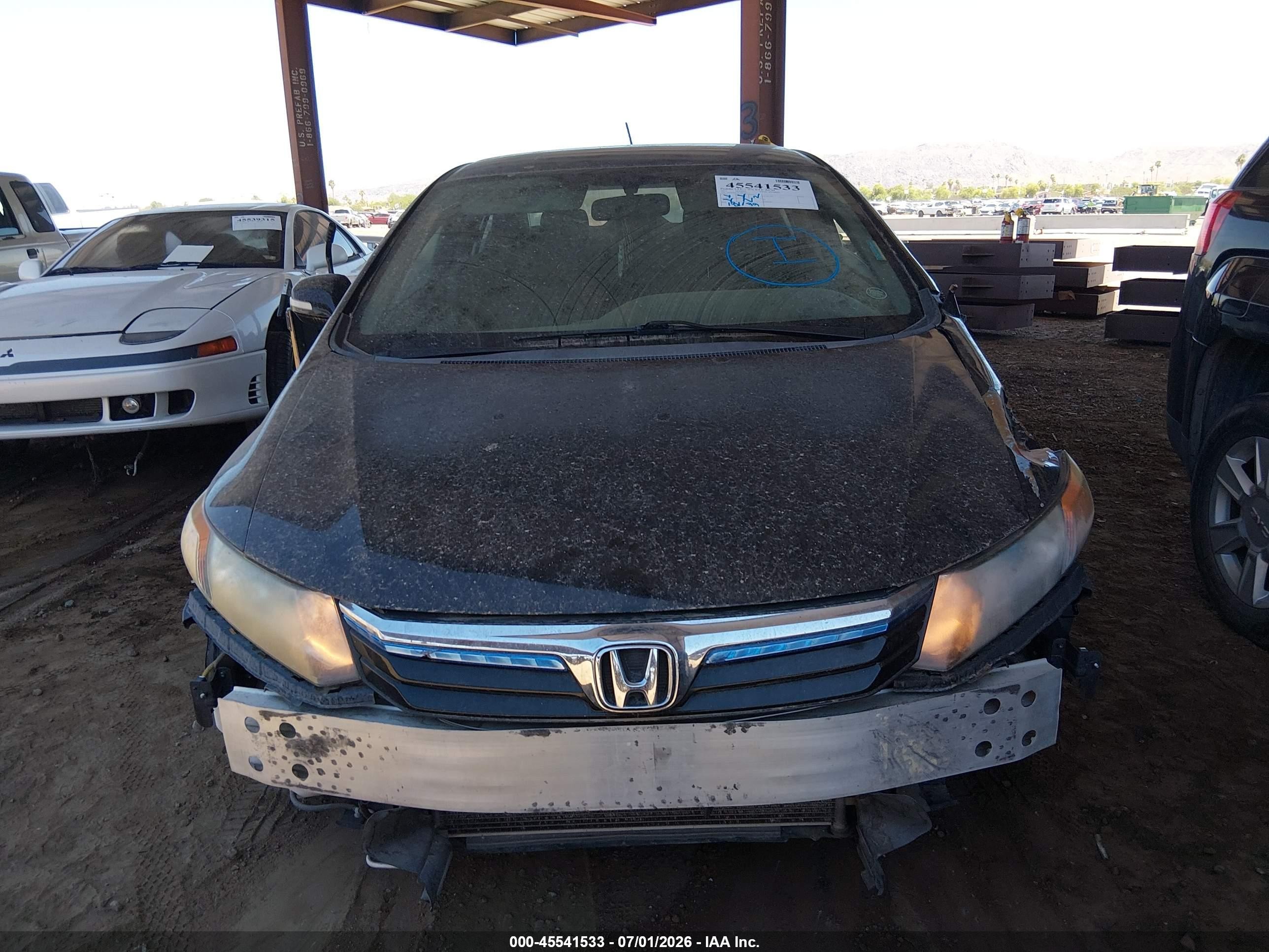 2012 Honda Civic Hybrid   Black vin: JHMFB4F3XCS001077