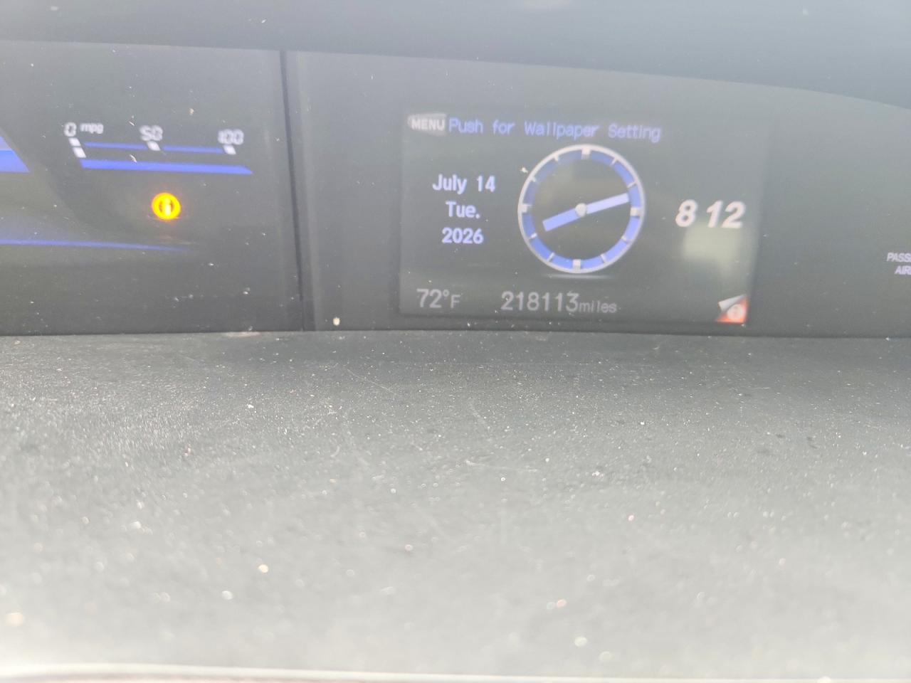 2012 Honda Civic Hybrid L Black vin: JHMFB4F3XCS007106