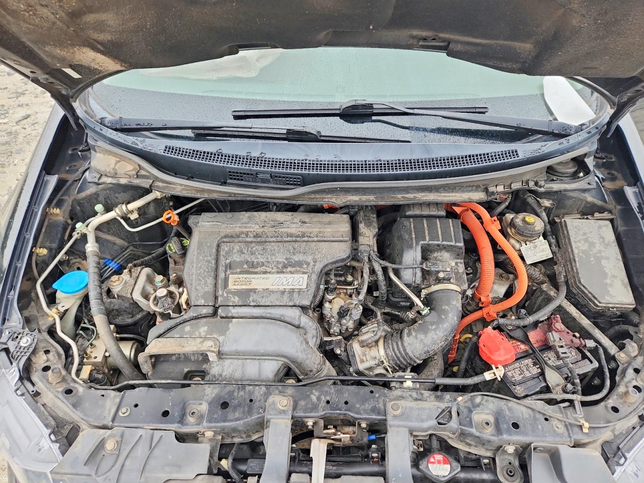 2012 Honda Civic Hybrid L Black vin: JHMFB4F3XCS007106