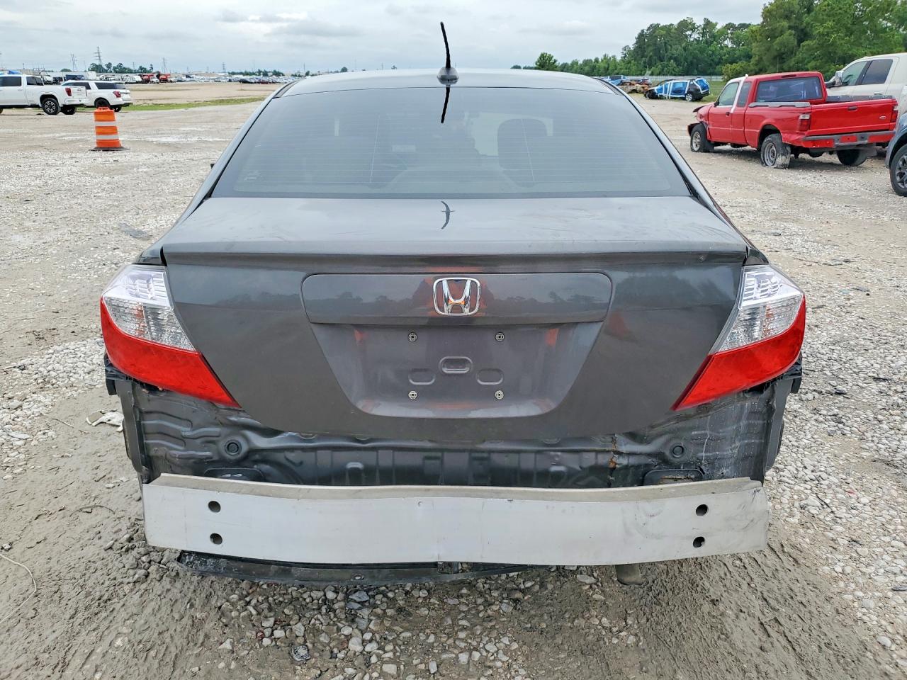 2012 Honda Civic Hybrid L Gray vin: JHMFB4F3XCS009261