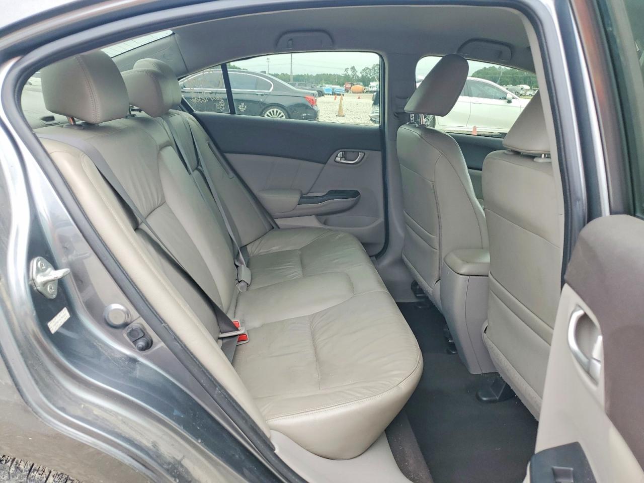 2012 Honda Civic Hybrid L Gray vin: JHMFB4F3XCS009261