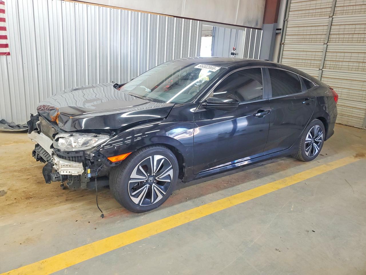 2018 Honda Civic Ex Black vin: JHMFC1F30JX010768