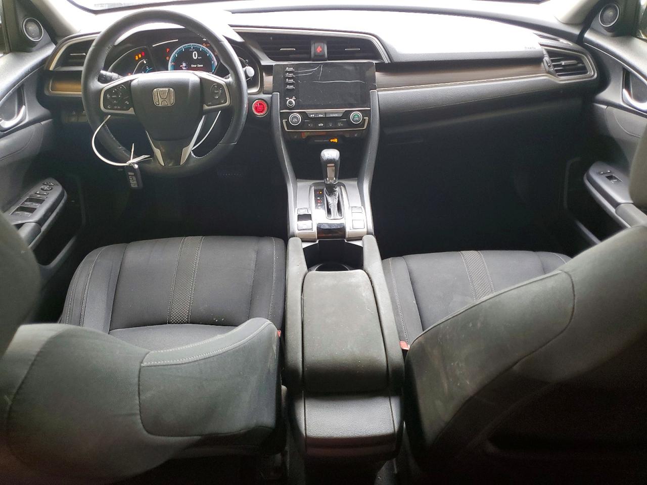 2019 Honda Civic Ex Black vin: JHMFC1F30KX011713