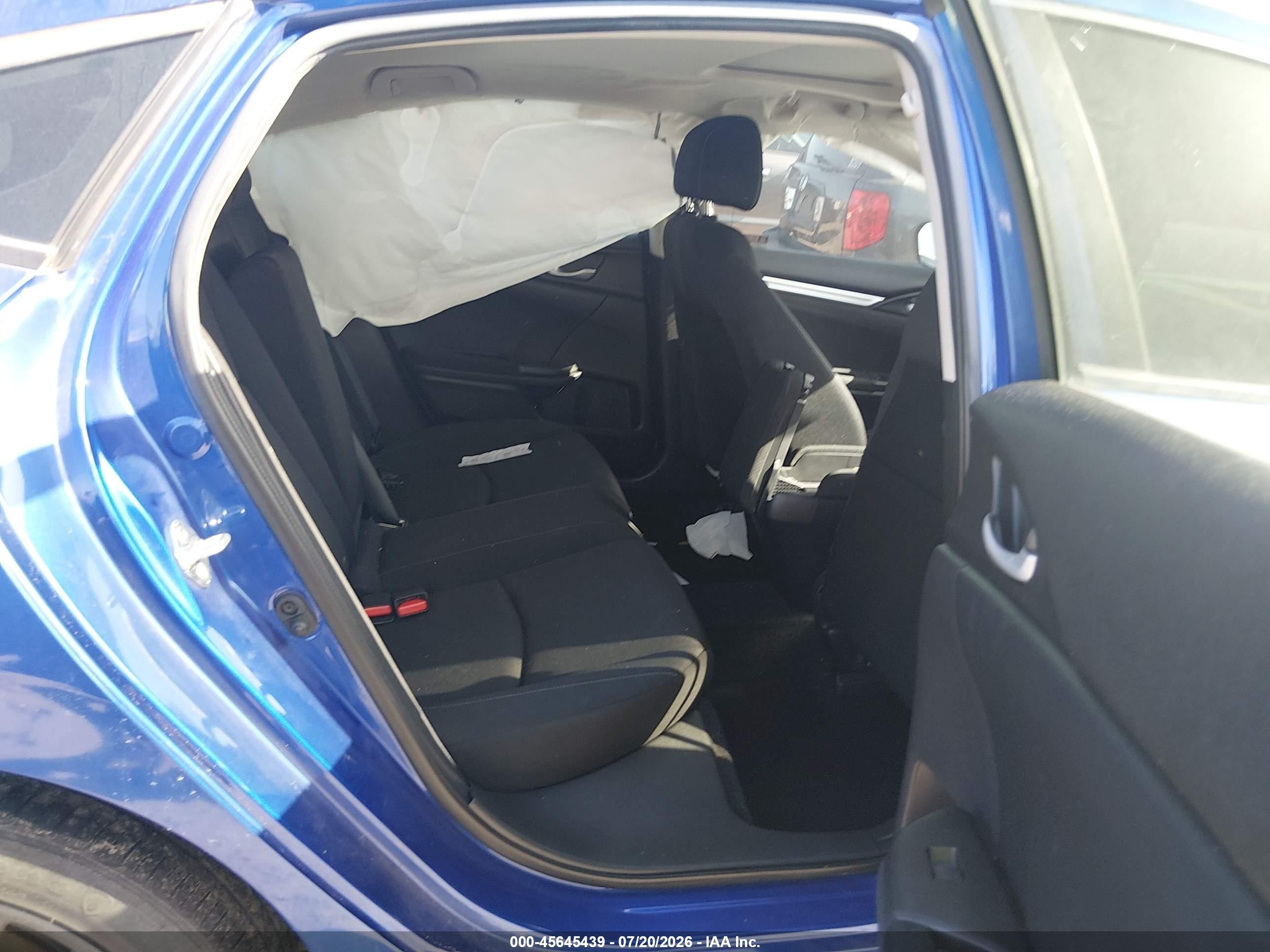 2019 Honda Civic Ex Blue vin: JHMFC1F31KX004690