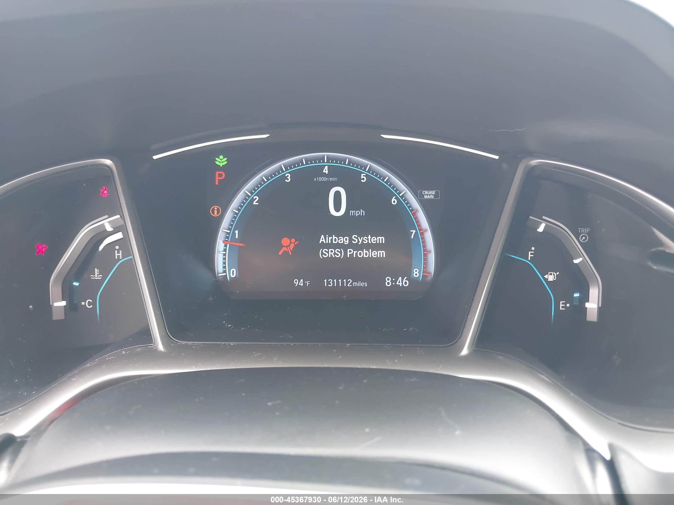 2018 Honda Civic Ex-t Синий vin: JHMFC1F35JX035360
