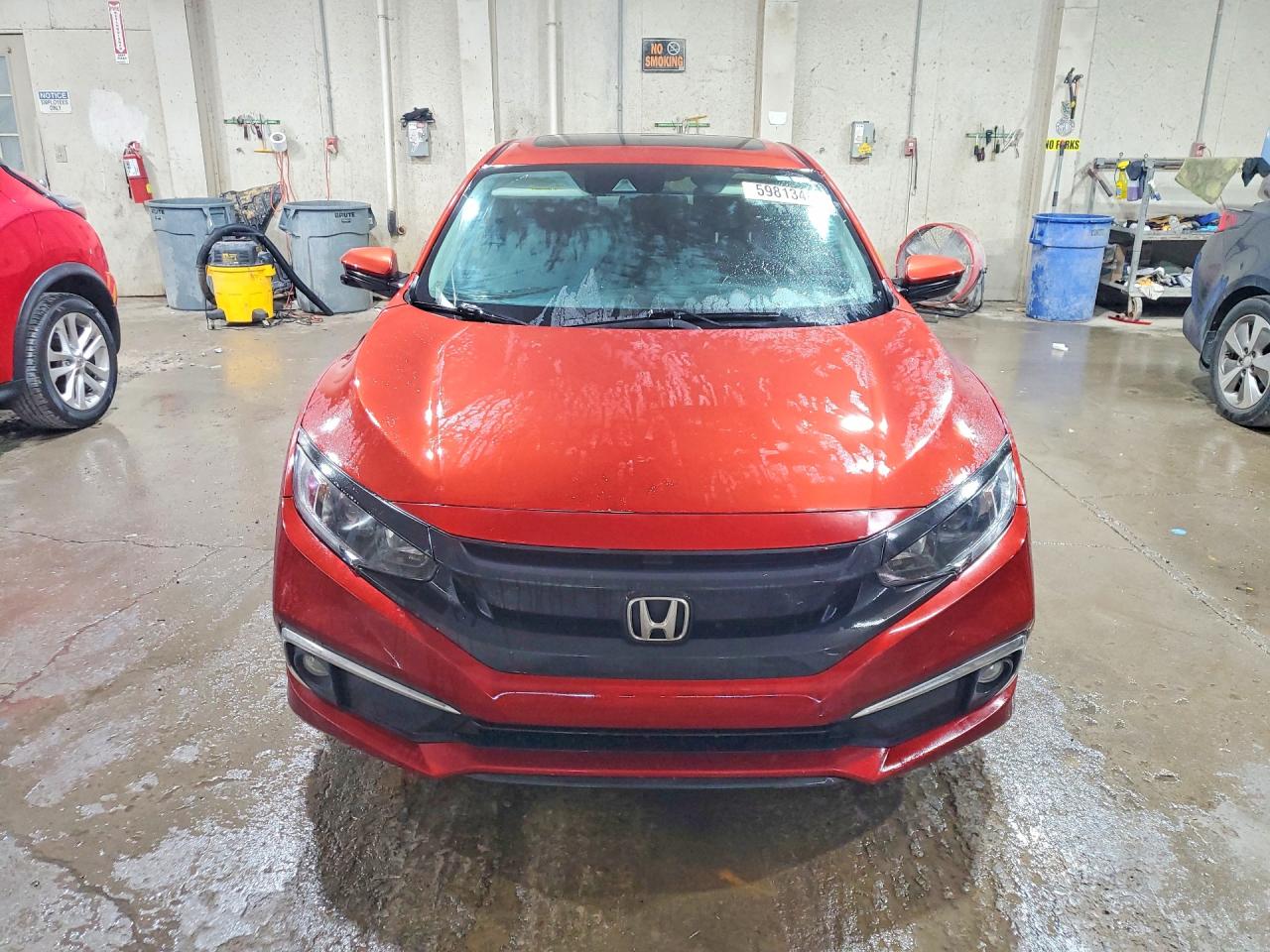 2019 Honda Civic Ex Orange vin: JHMFC1F35KX000769