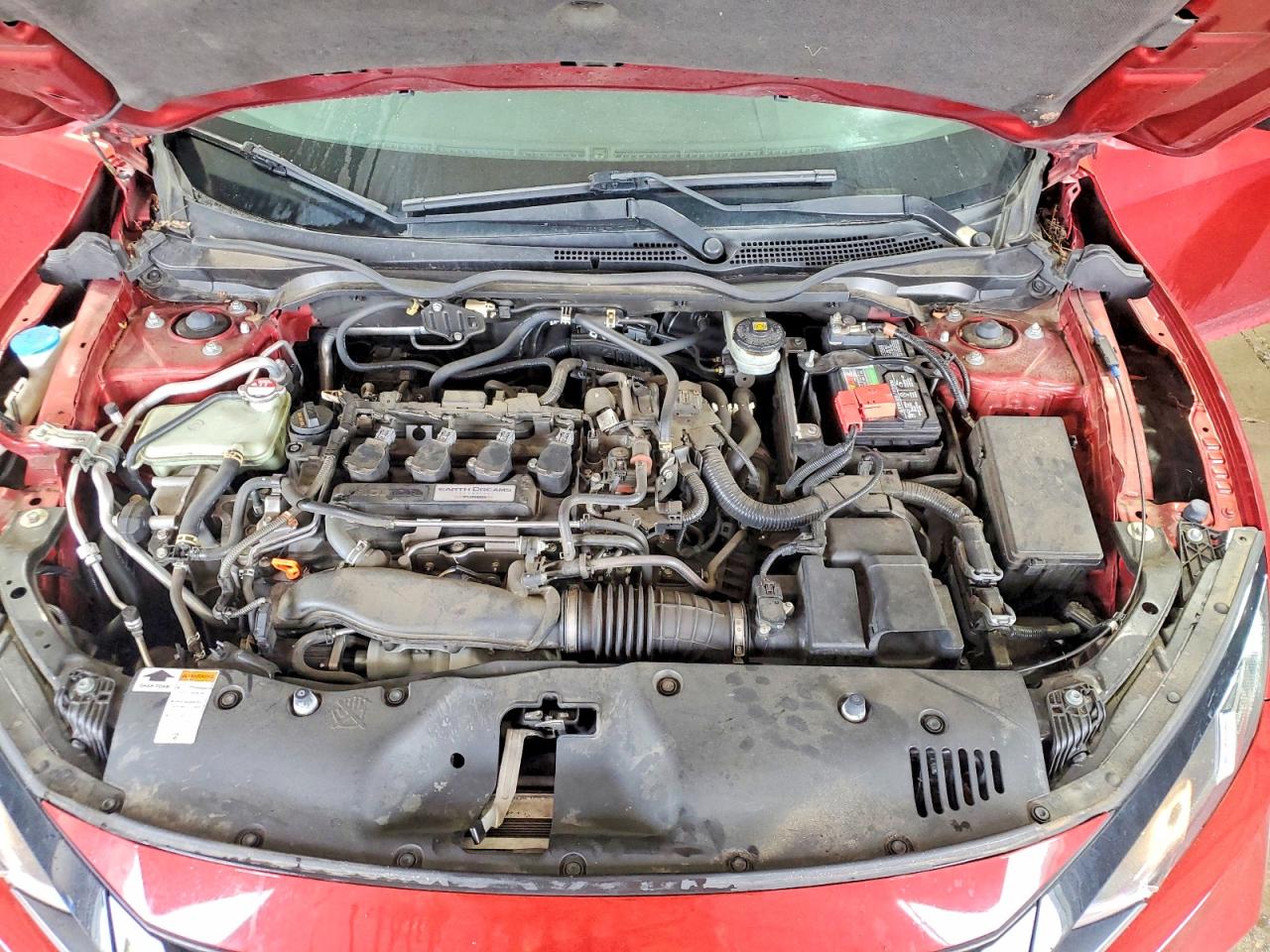 2019 Honda Civic Ex Orange vin: JHMFC1F35KX000769