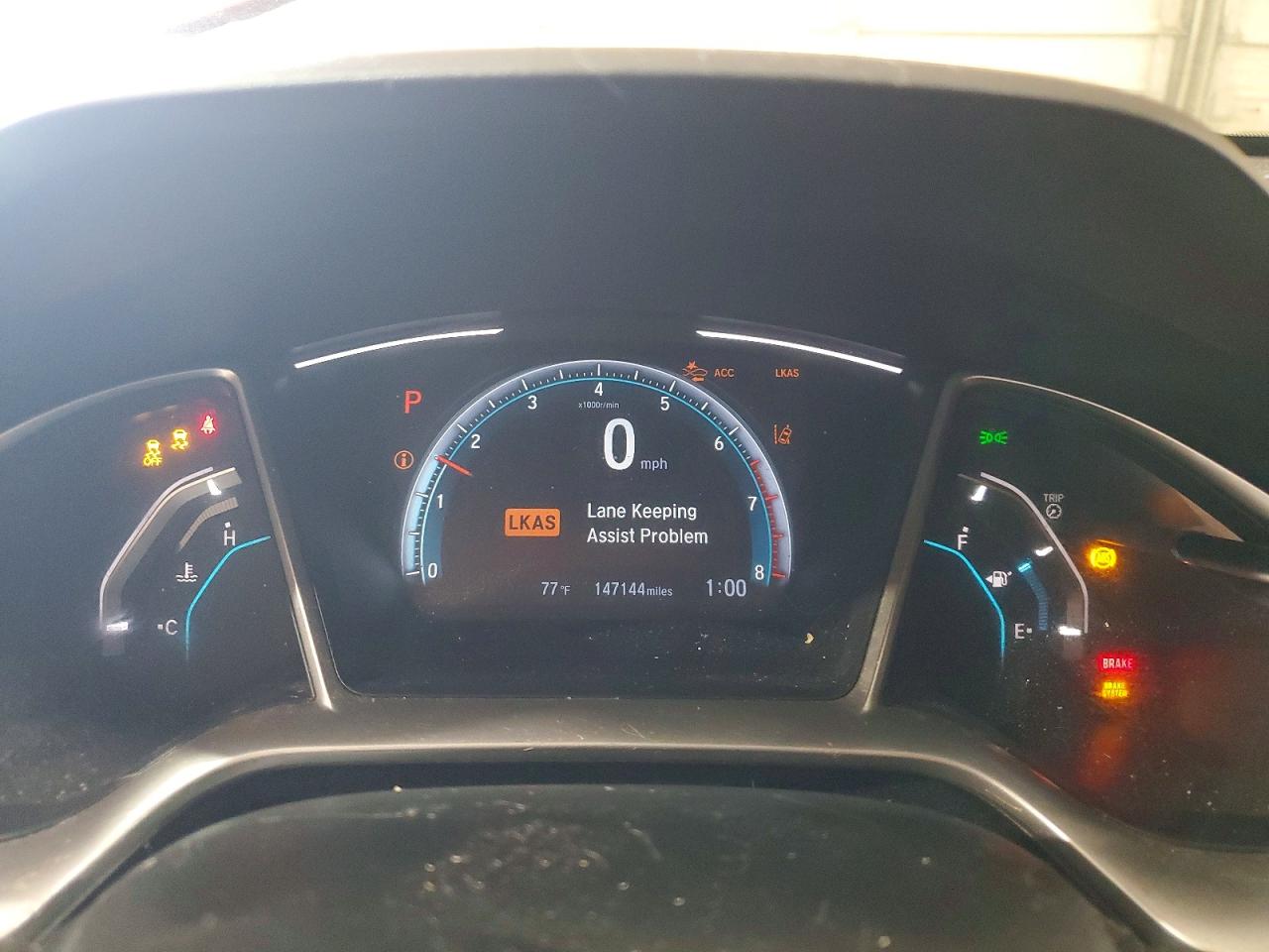 2019 Honda Civic Ex Orange vin: JHMFC1F35KX000769