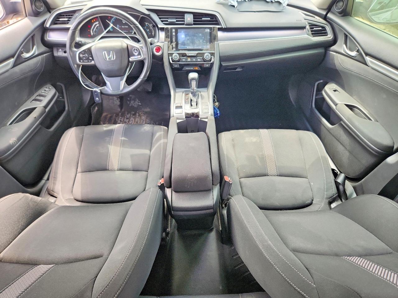 2018 Honda Civic Ex Gray vin: JHMFC1F36JX012170