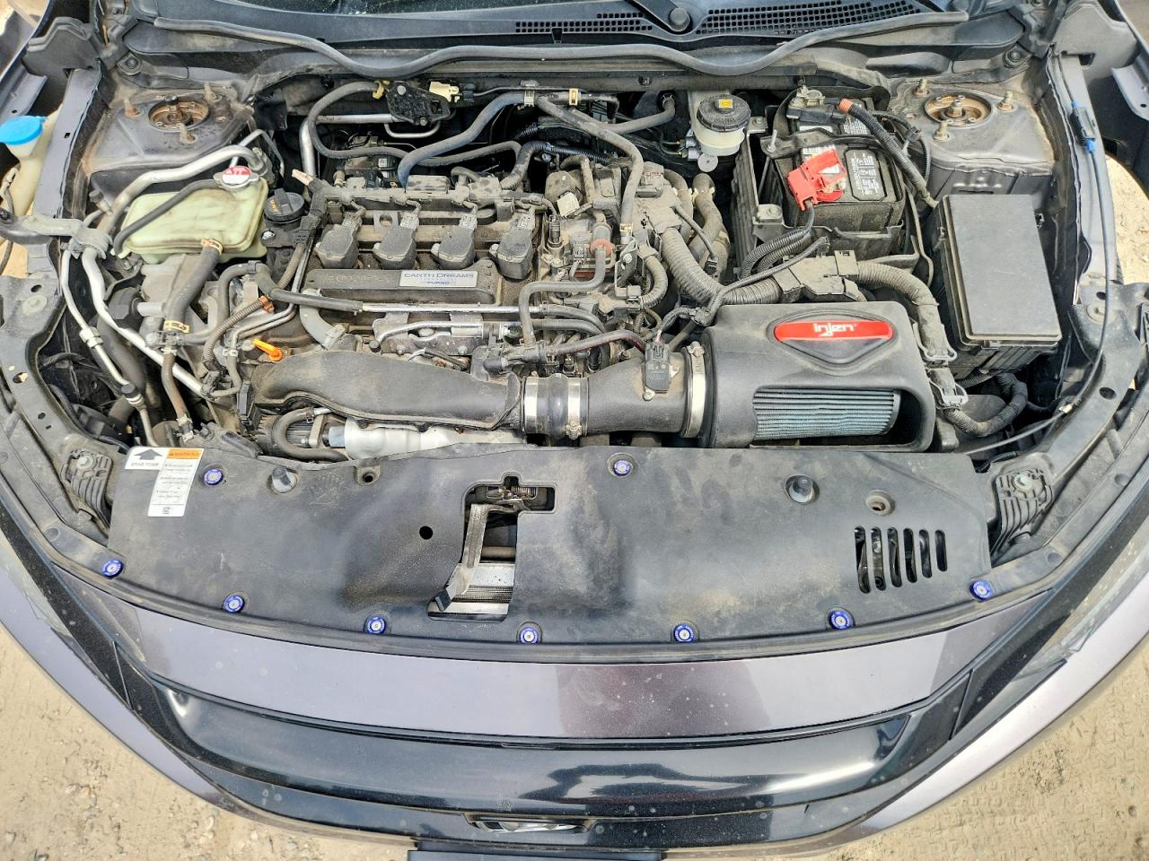 2018 Honda Civic Ex Gray vin: JHMFC1F36JX012170
