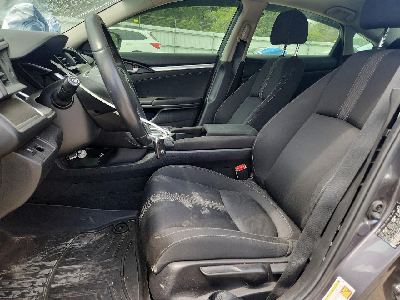 2018 Honda Civic Ex Gray vin: JHMFC1F36JX012170