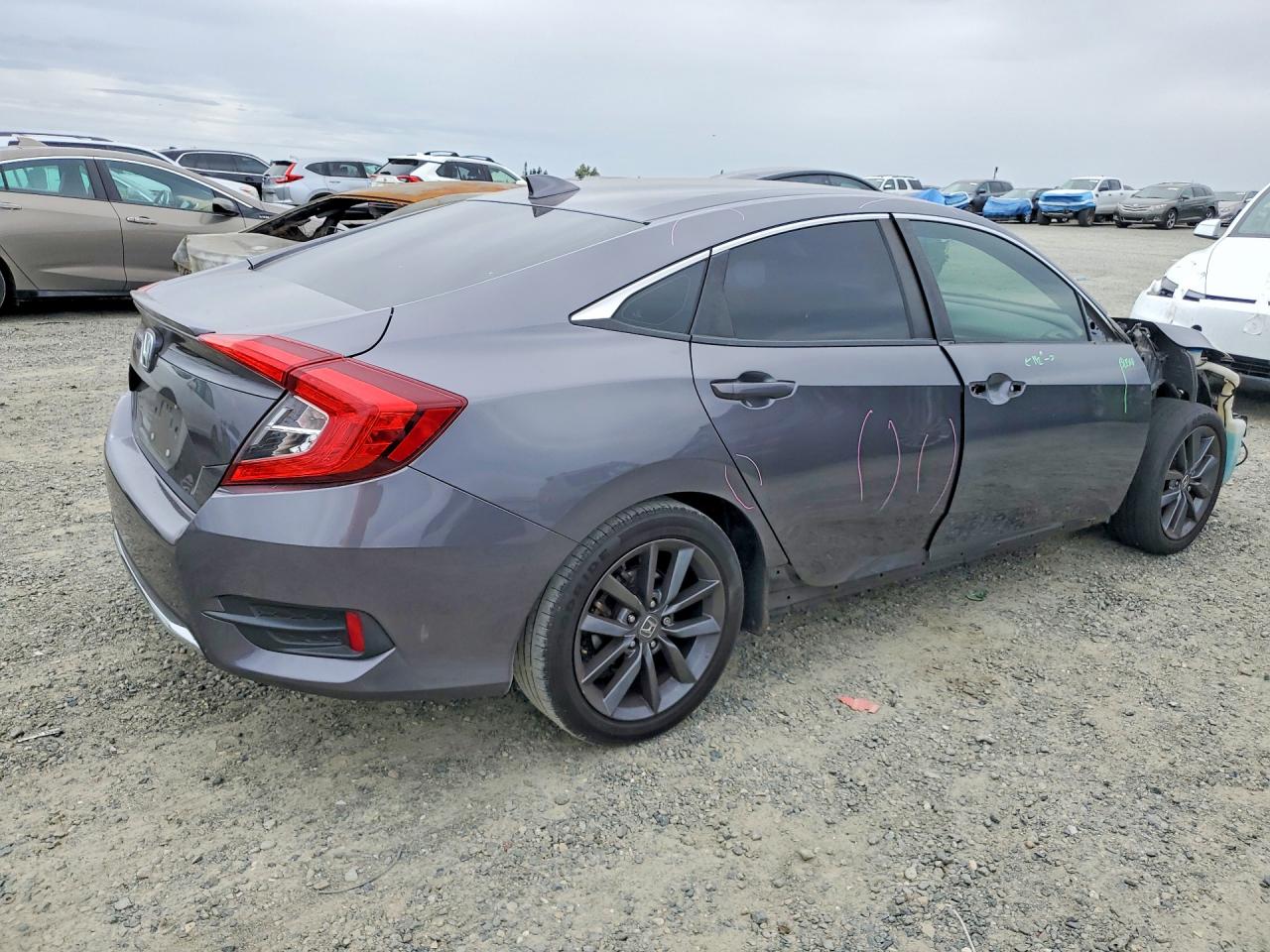 2019 Honda Civic Ex Charcoal vin: JHMFC1F36KX009867