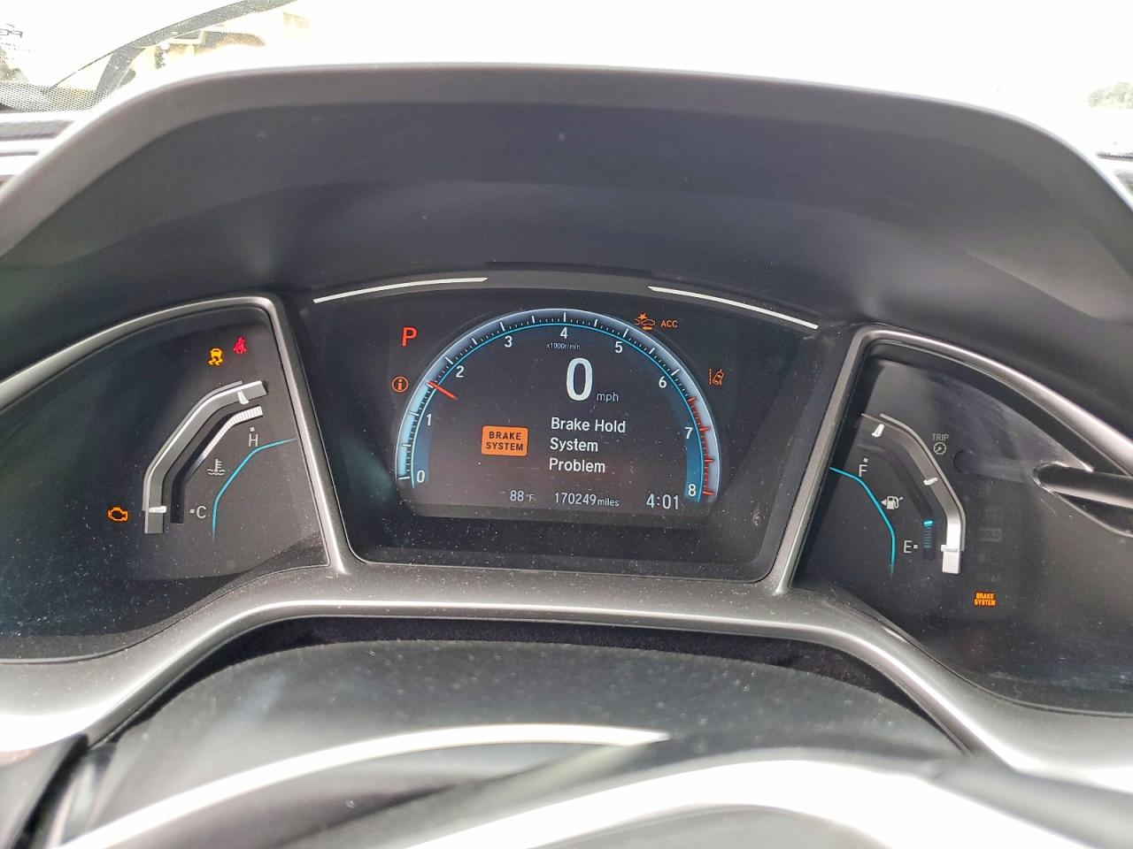 2019 Honda Civic Ex Charcoal vin: JHMFC1F36KX009867