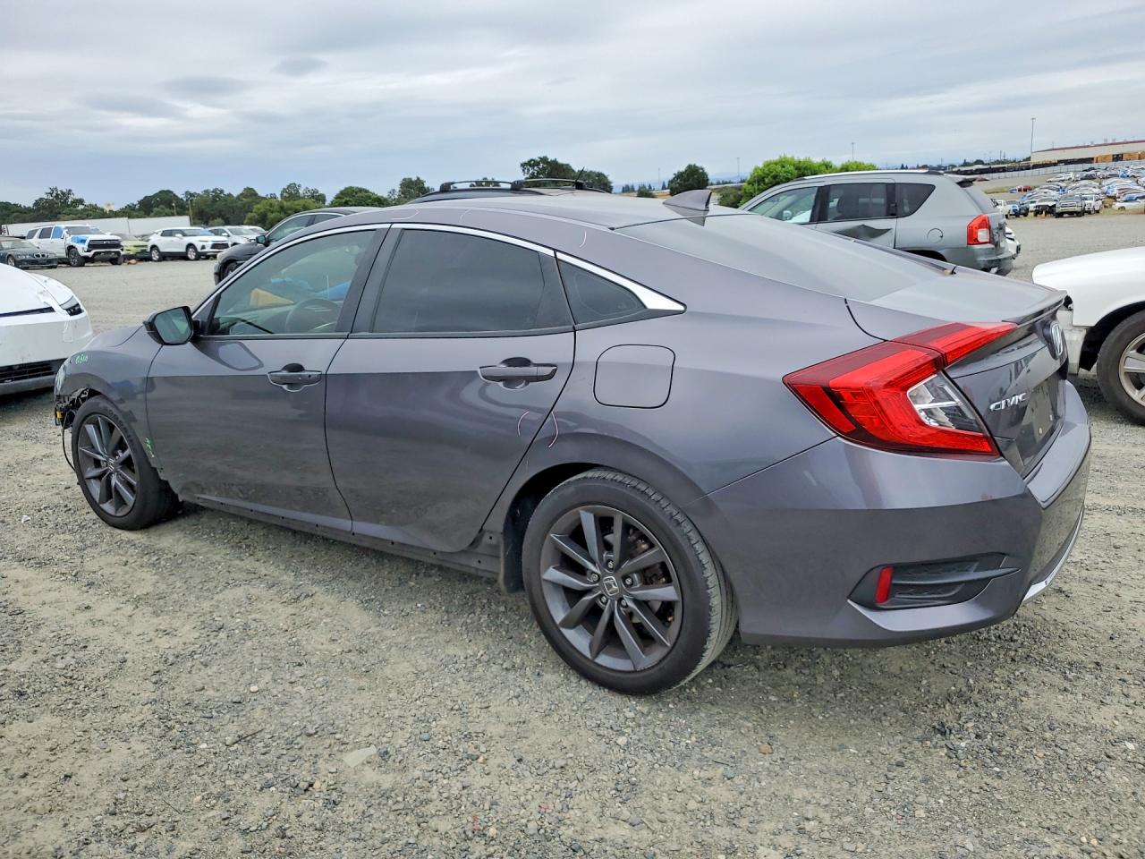 2019 Honda Civic Ex Charcoal vin: JHMFC1F36KX009867