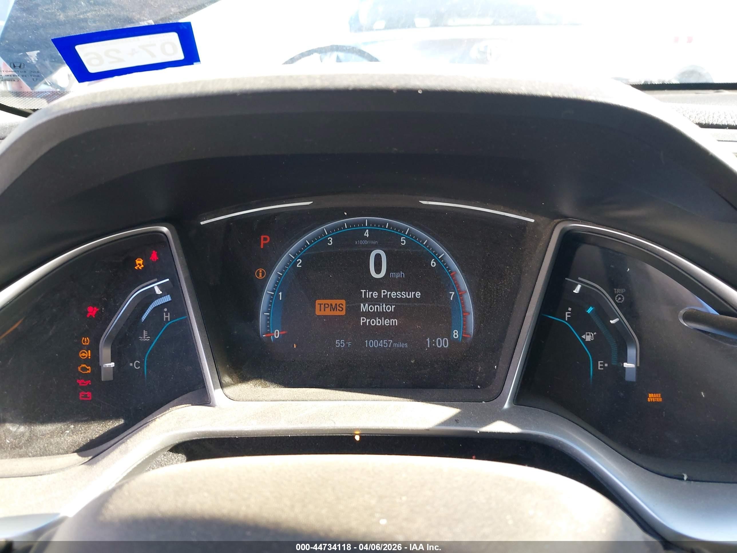 2018 Honda Civic Ex-t Черный vin: JHMFC1F38JX042576