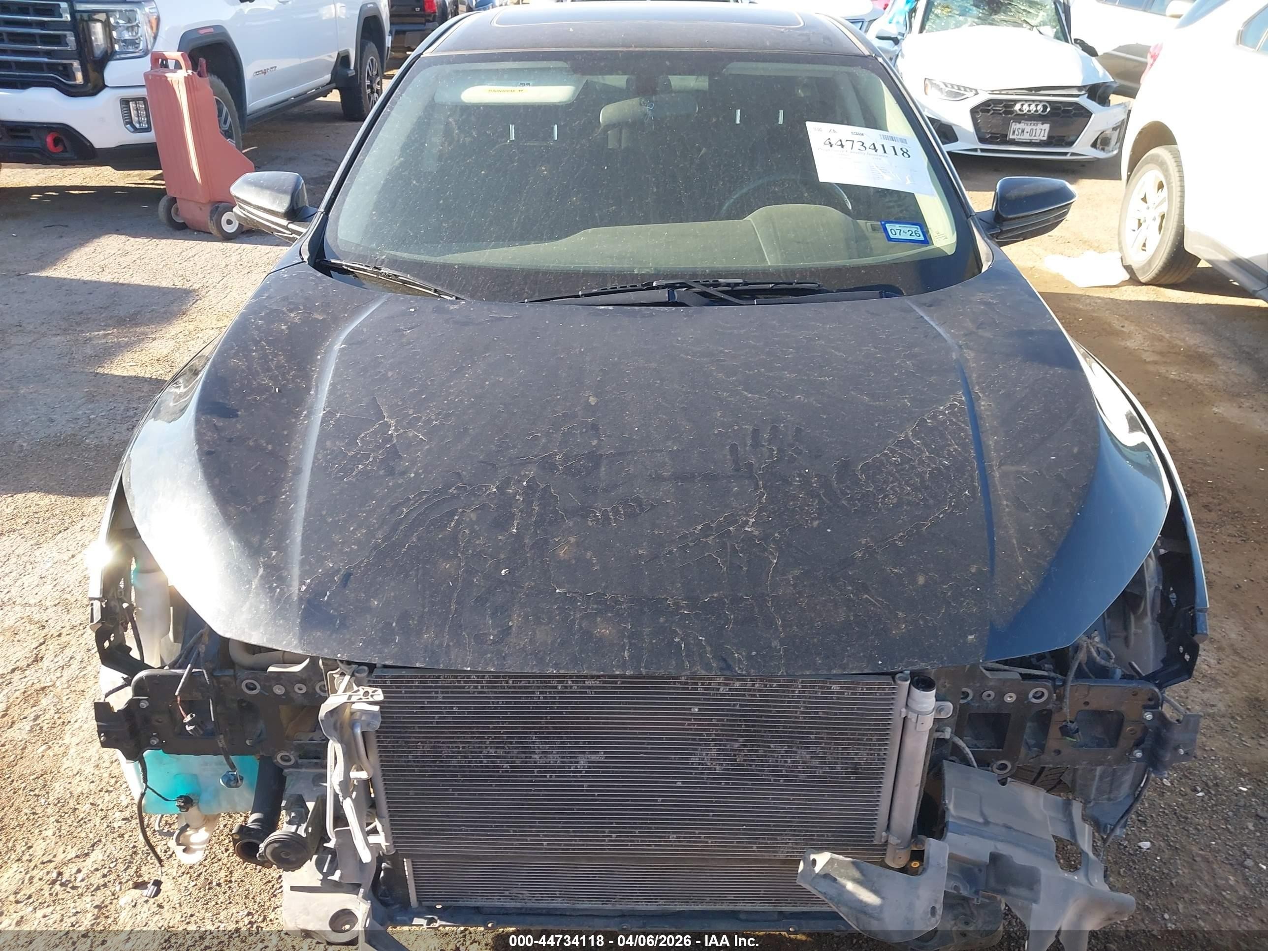 2018 Honda Civic Ex-t Черный vin: JHMFC1F38JX042576