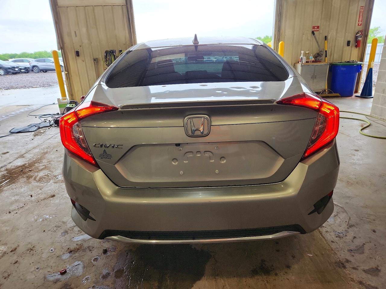 2019 Honda Civic Ex Silver vin: JHMFC1F38KX004850