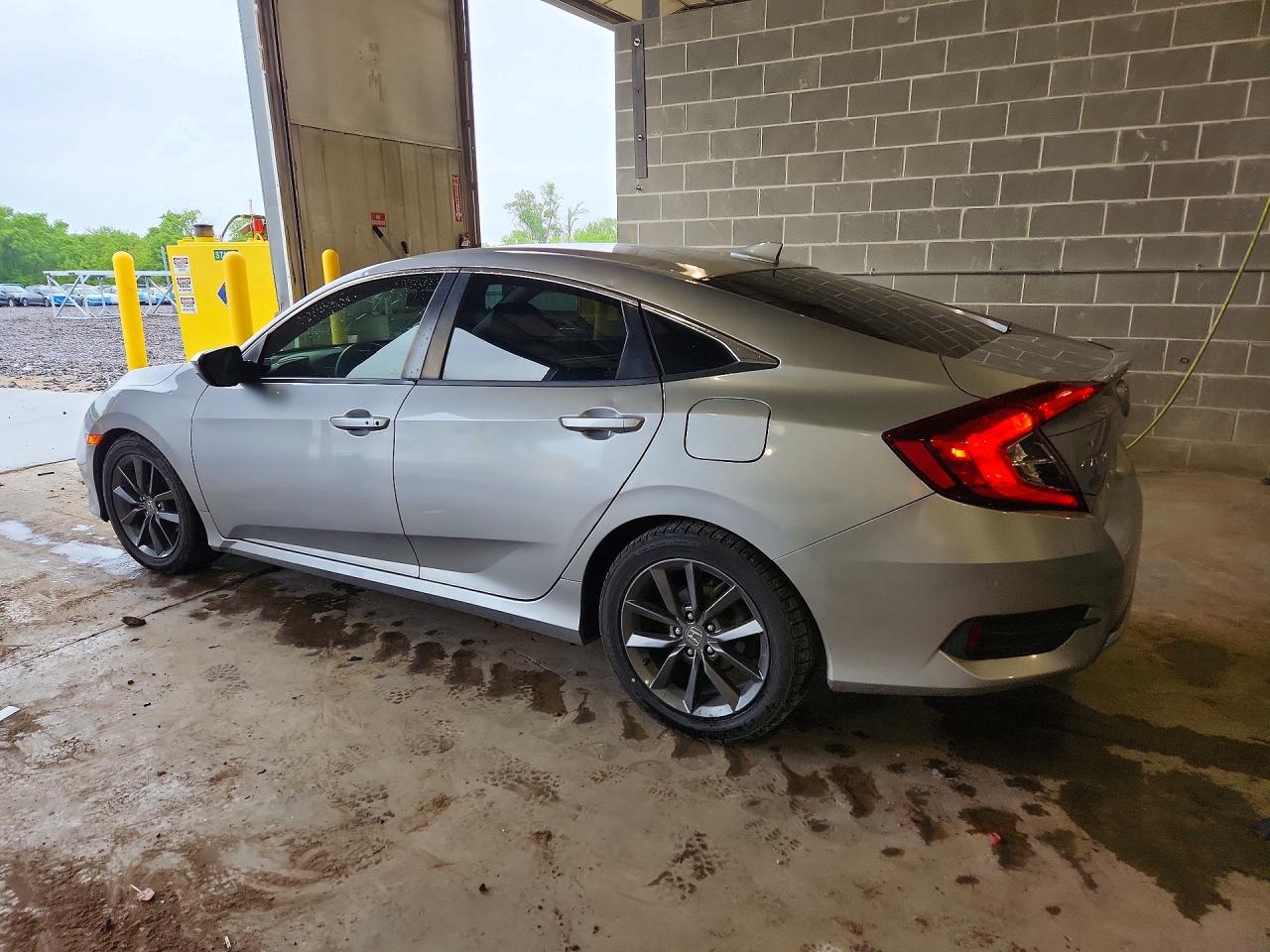 2019 Honda Civic Ex Silver vin: JHMFC1F38KX004850