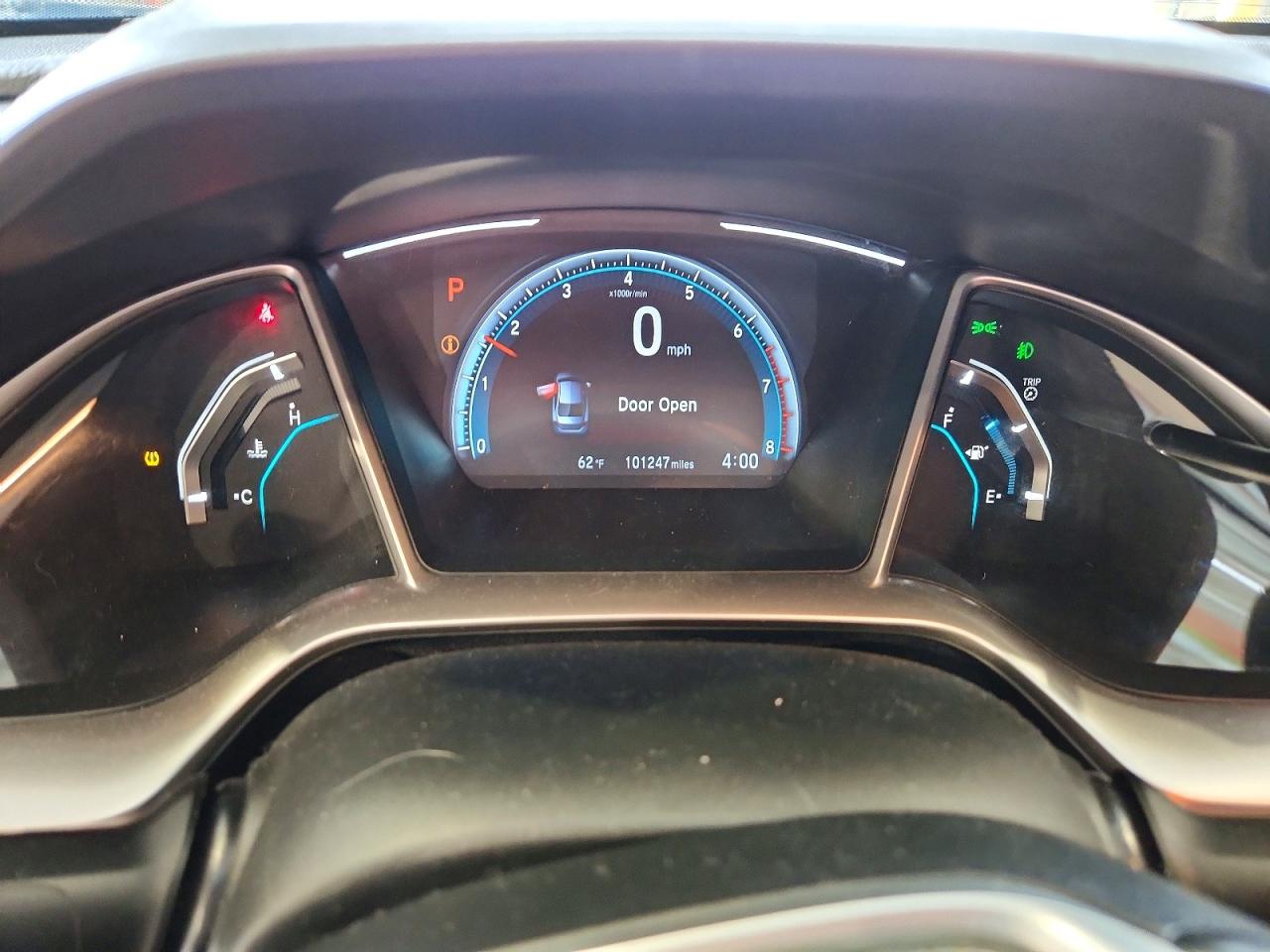 2019 Honda Civic Ex Silver vin: JHMFC1F38KX004850