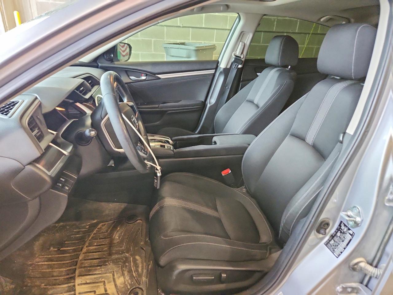 2019 Honda Civic Ex Silver vin: JHMFC1F38KX004850