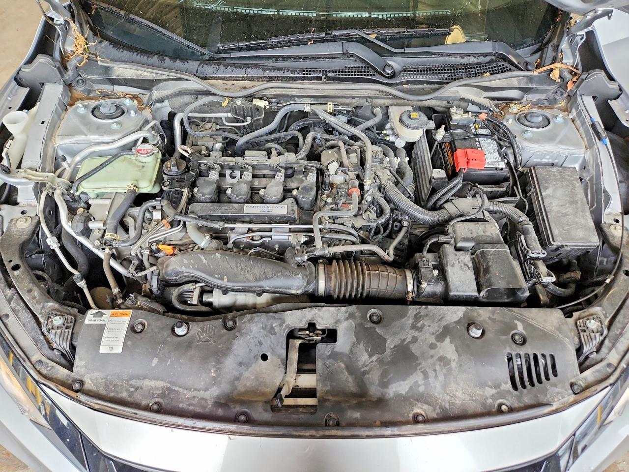 2019 Honda Civic Ex Silver vin: JHMFC1F38KX004850