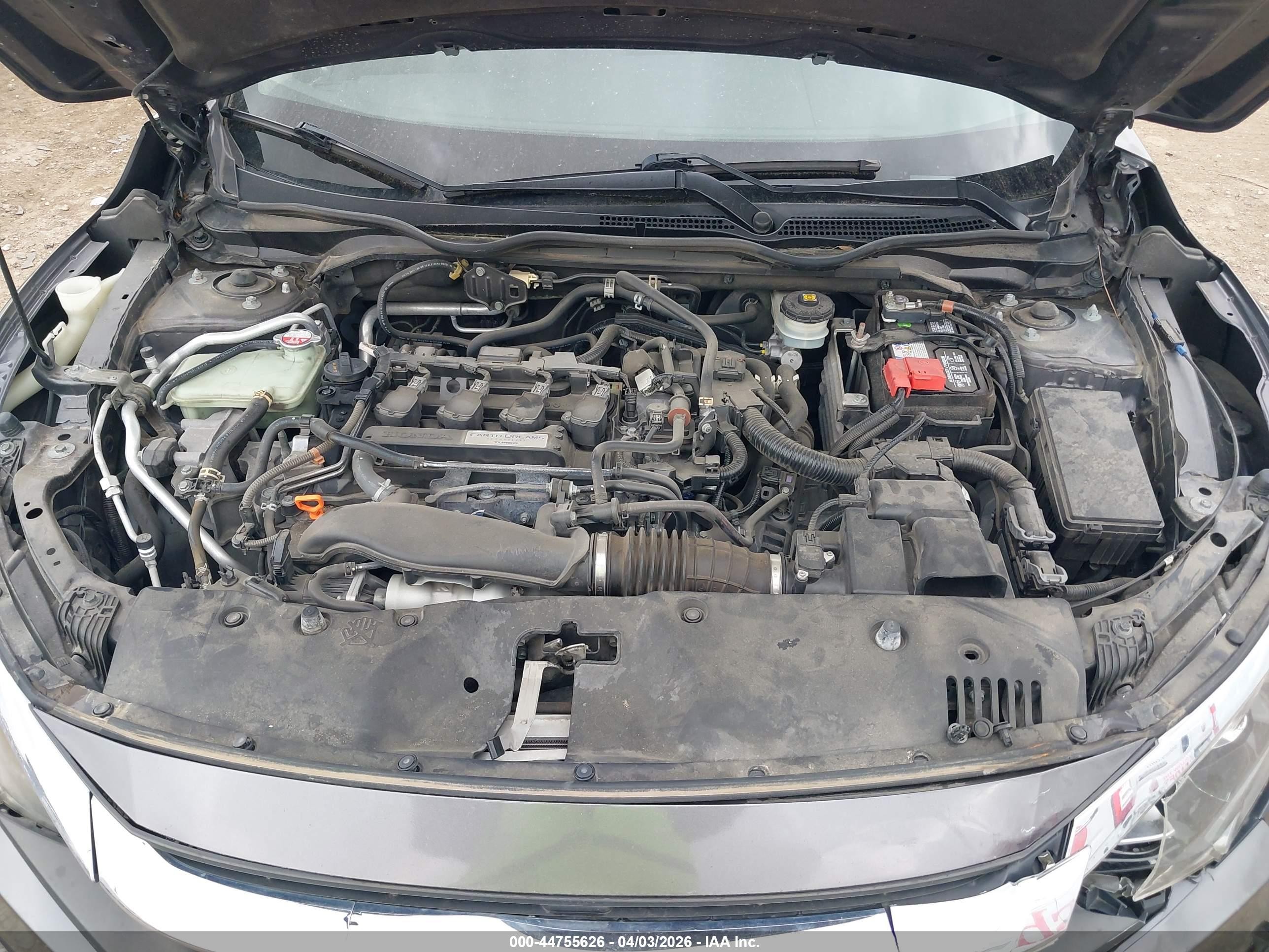 2018 Honda Civic Ex-t Серый vin: JHMFC1F3XJX042787