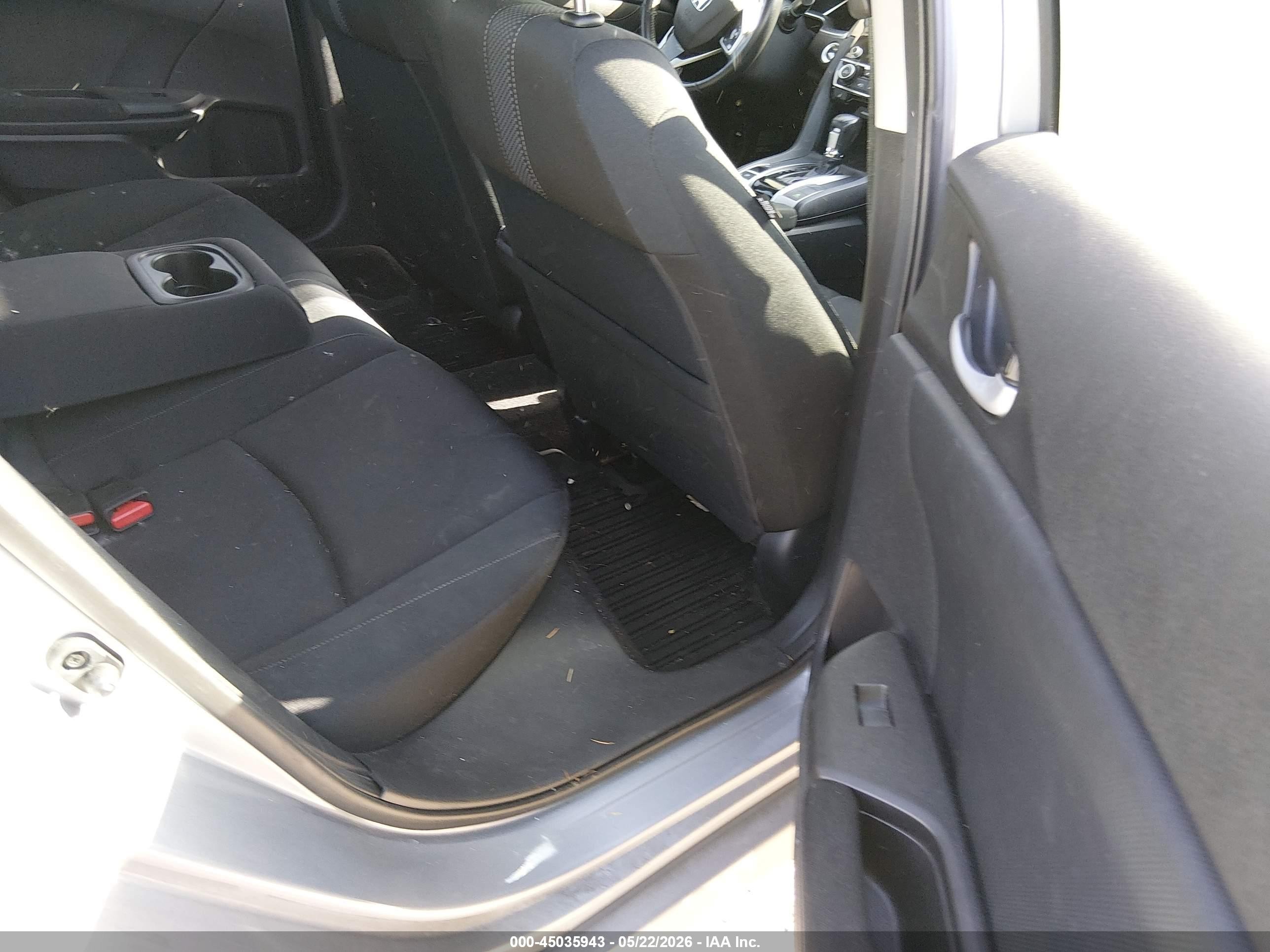 2019 Honda Civic Ex Silver vin: JHMFC1F3XKX007894