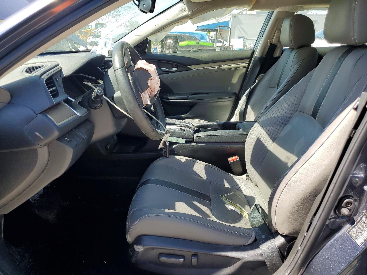 2018 Honda Civic Exl Gray vin: JHMFC1F72JX037070