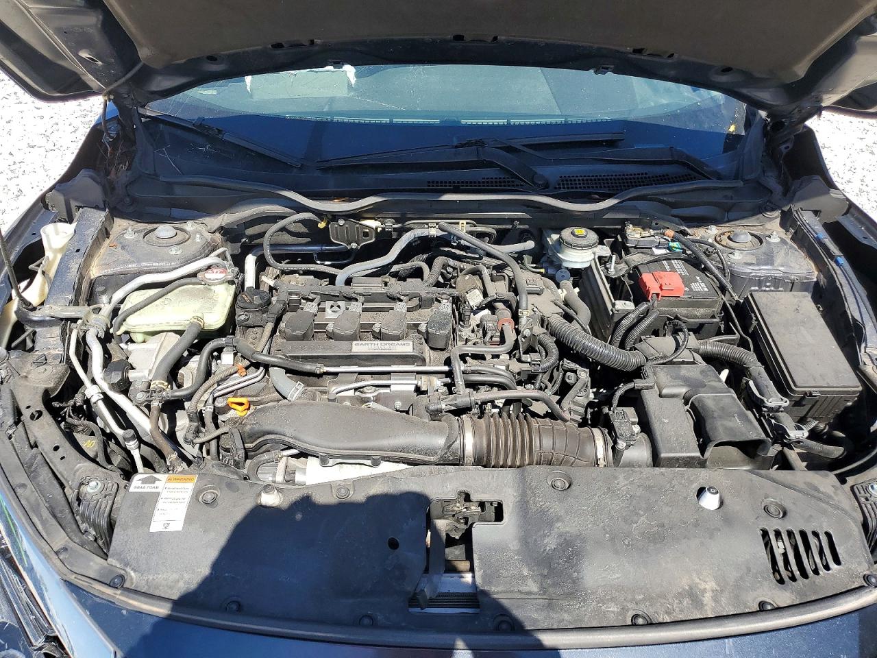 2018 Honda Civic Exl Gray vin: JHMFC1F72JX037070