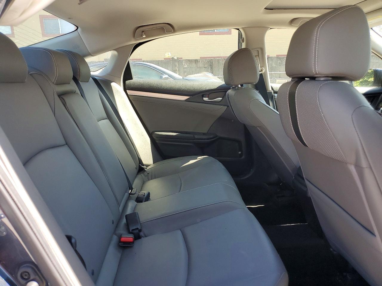 2018 Honda Civic Exl Gray vin: JHMFC1F72JX037070