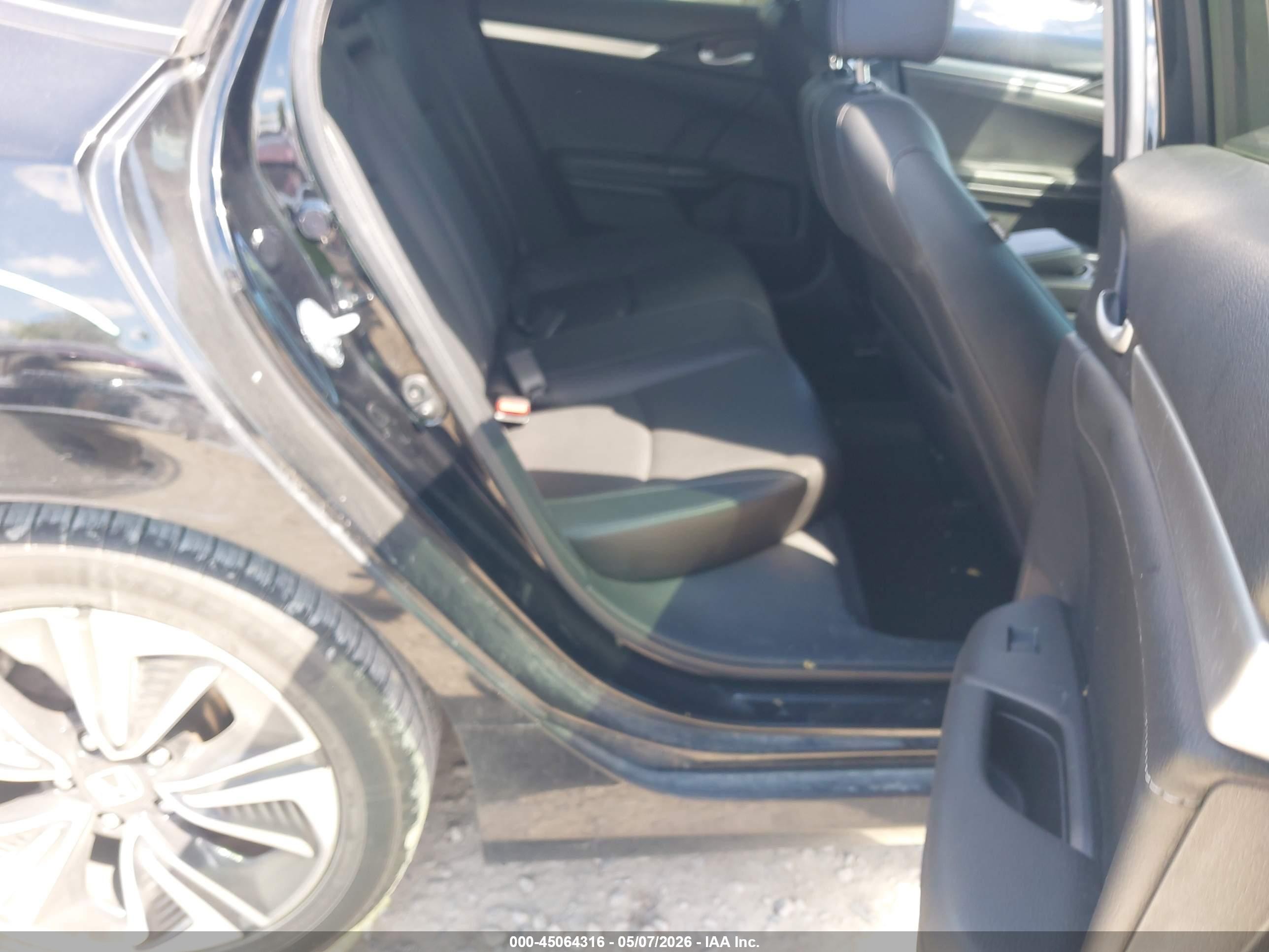 2018 Honda Civic Ex-l Black vin: JHMFC1F76JX022734