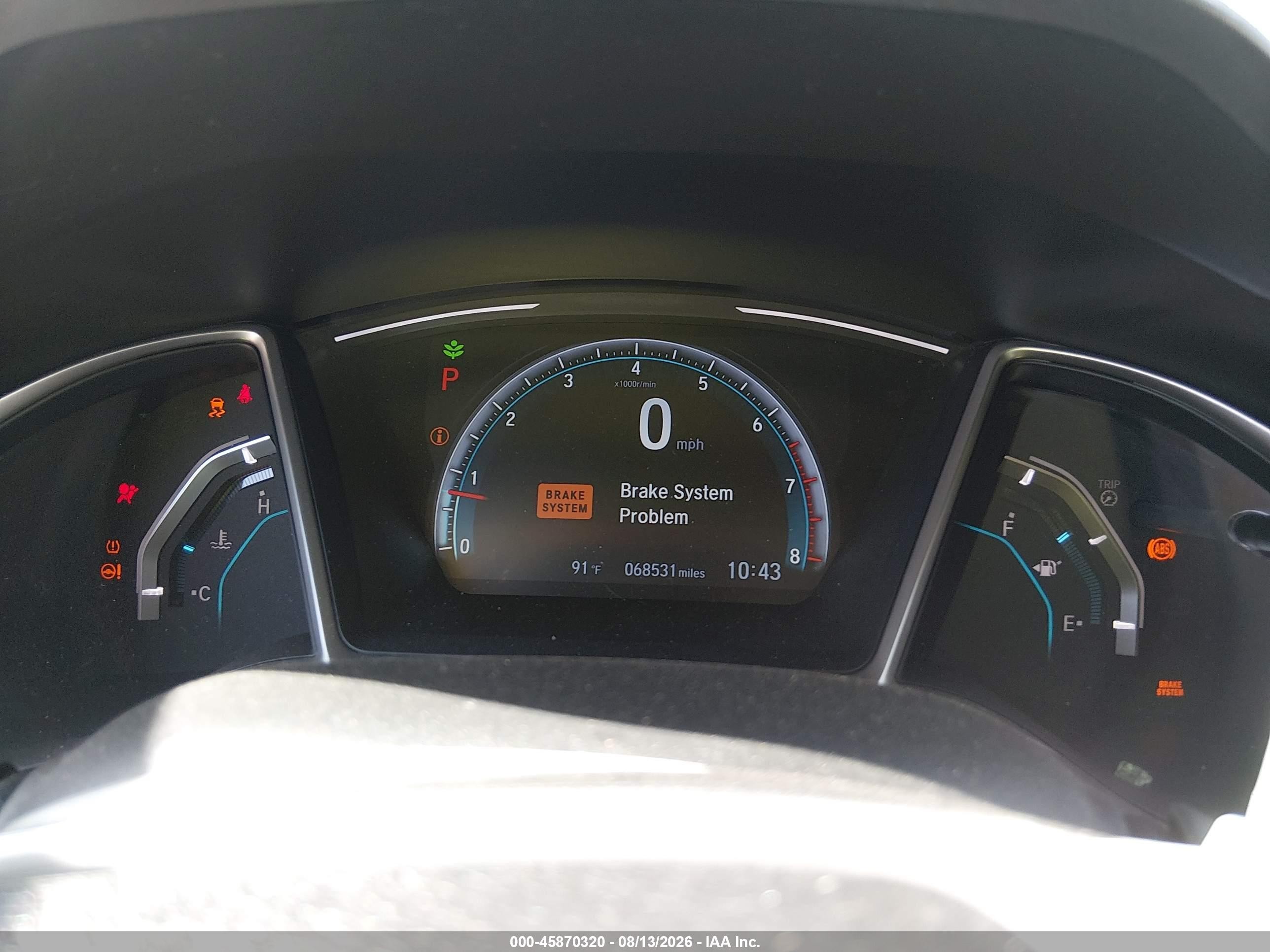 2018 Honda Civic Ex-l Черный vin: JHMFC1F78JX034464