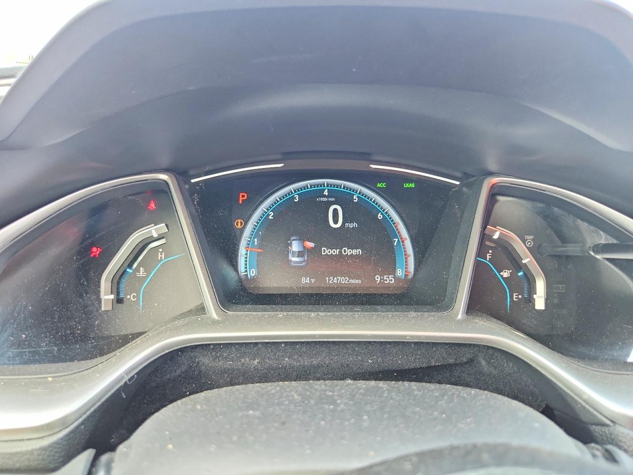 2019 Honda Civic Exl White vin: JHMFC1F7XKX010331