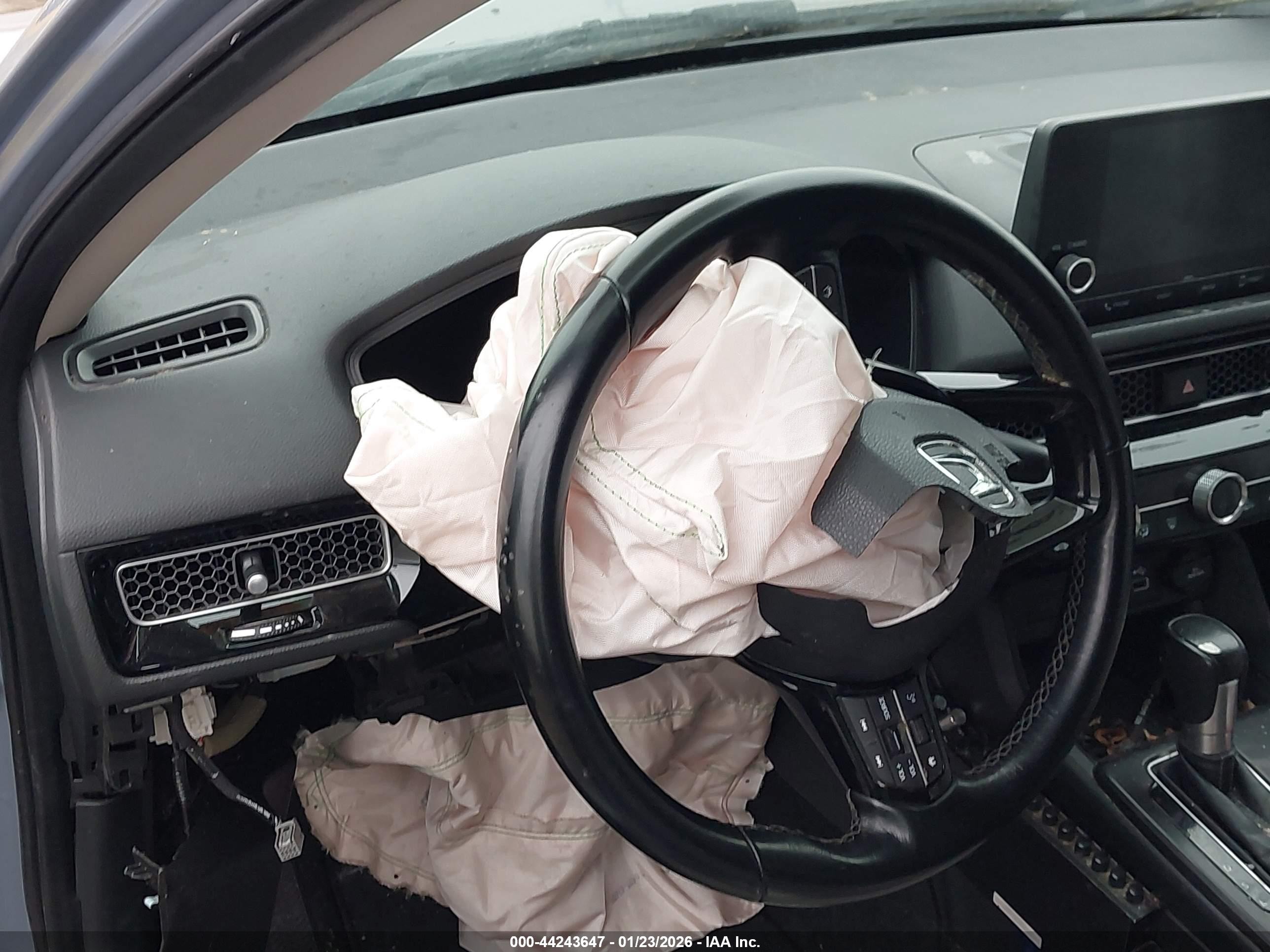 2022 Honda Civic Ex Gray vin: JHMFE1F73NX008421