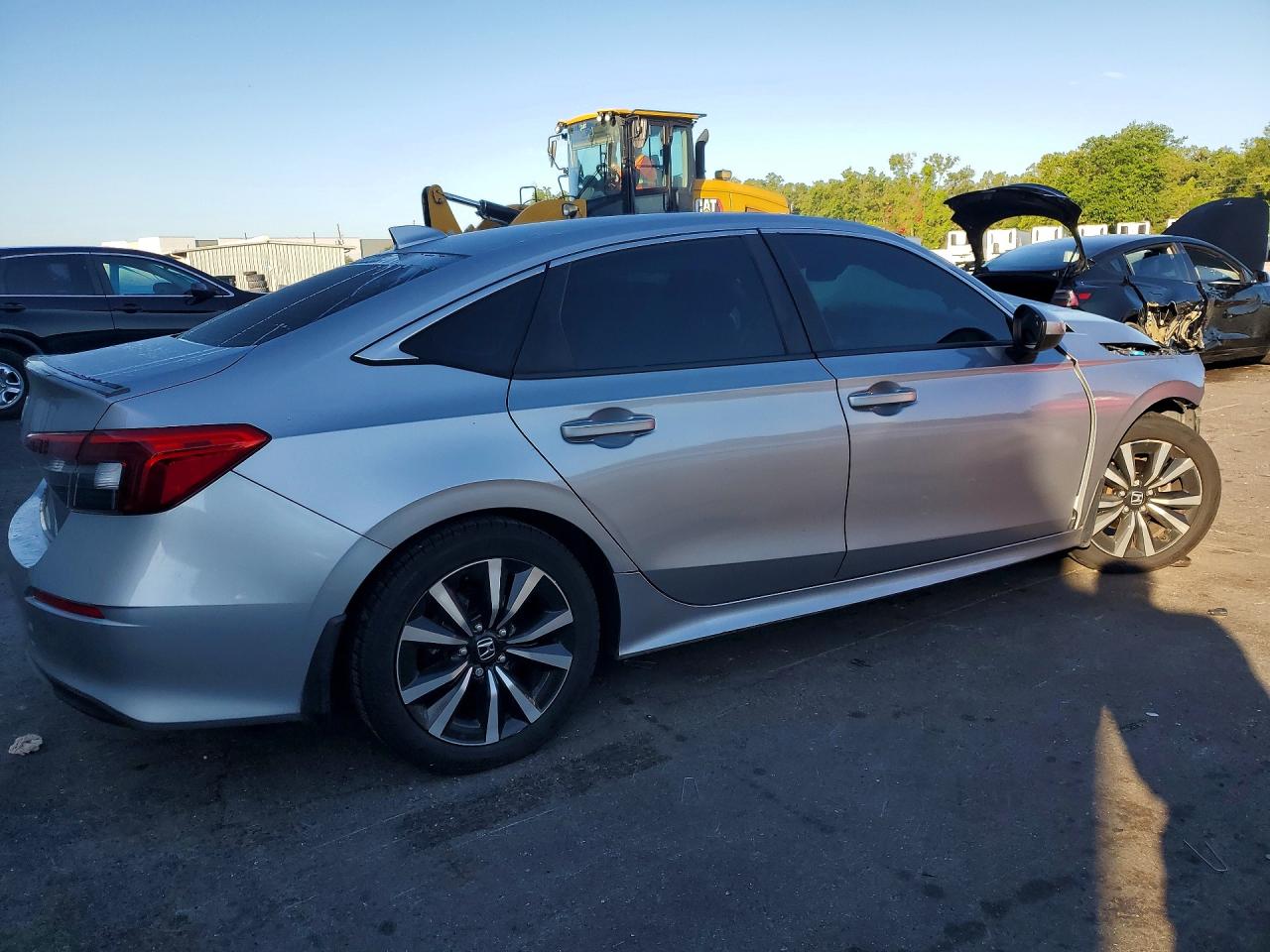 2022 Honda Civic Ex Серебряный vin: JHMFE1F77NX003223