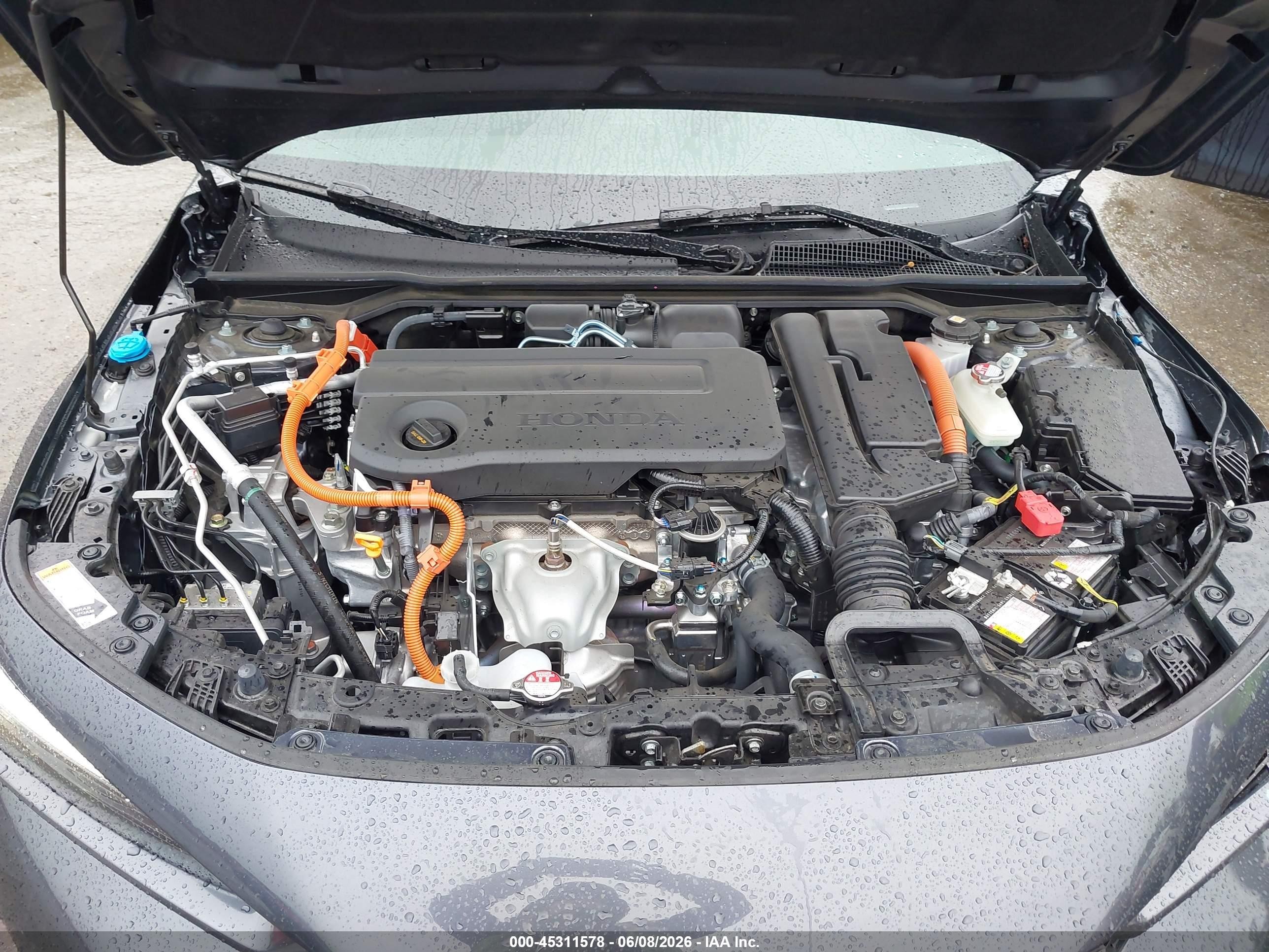 2025 Honda Civic Hybrid Sport Gray vin: JHMFL4H84SX002524