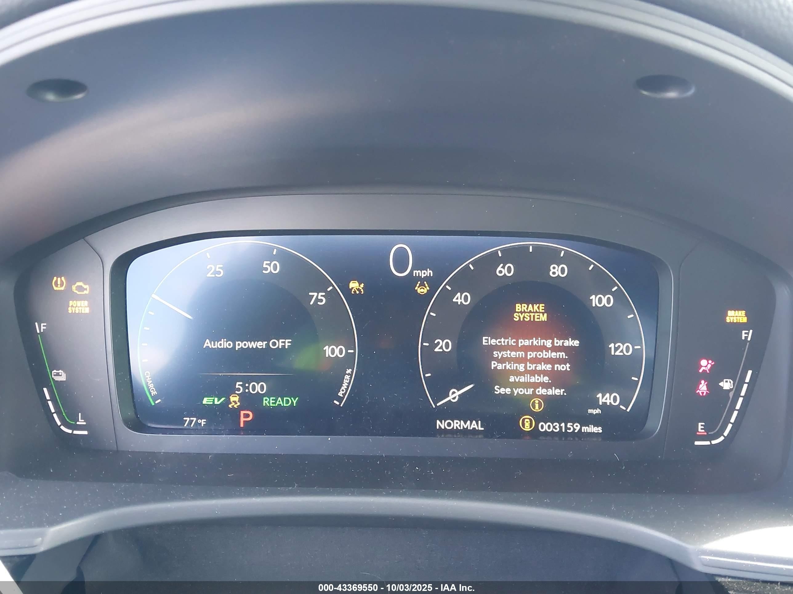 2025 Honda Civic Hybrid Sport Touring Синий vin: JHMFL4H90SX000925