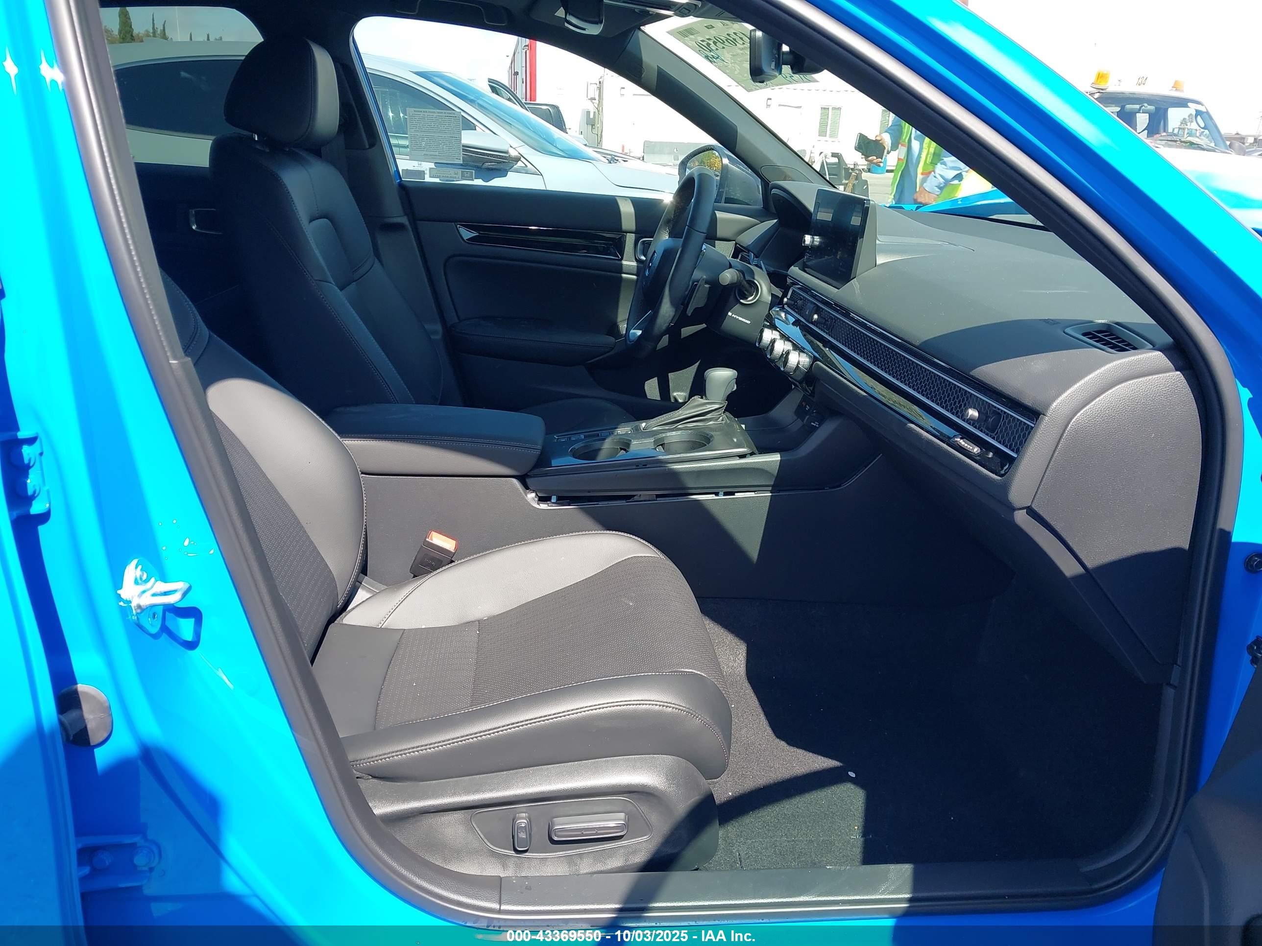 2025 Honda Civic Hybrid Sport Touring Синий vin: JHMFL4H90SX000925