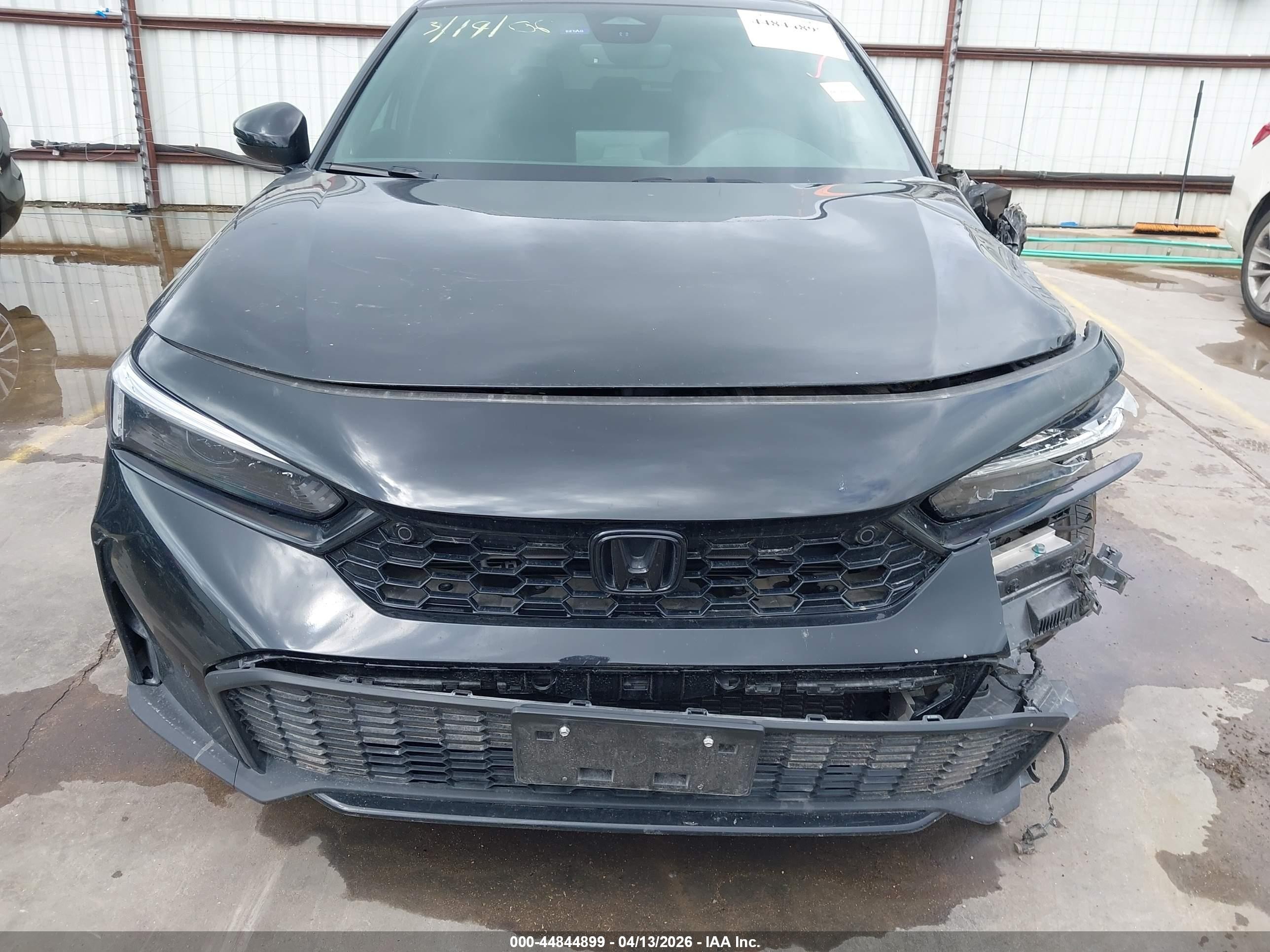 2025 Honda Civic Hybrid Sport Touring Black vin: JHMFL4H95SX000273