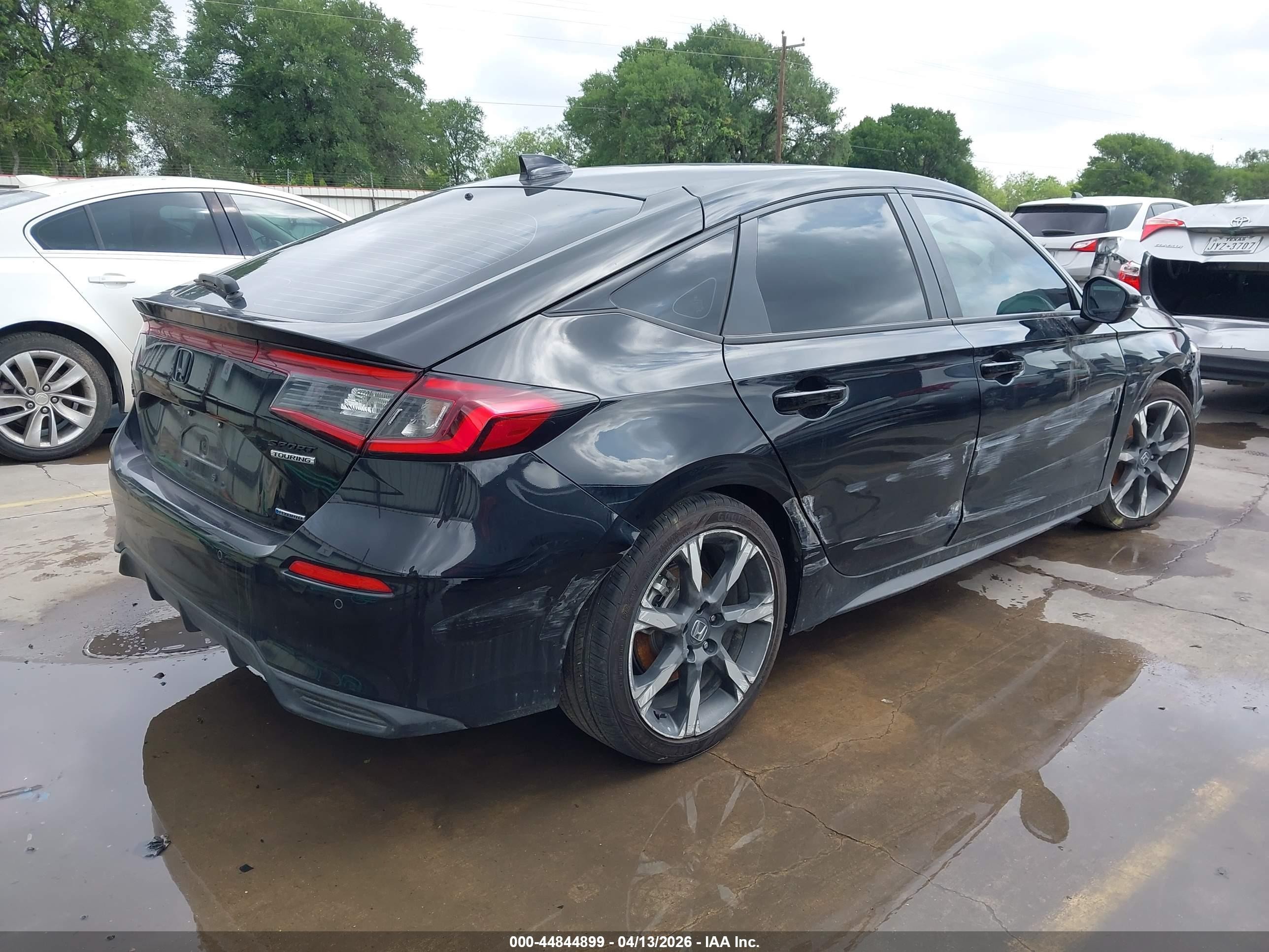 2025 Honda Civic Hybrid Sport Touring Black vin: JHMFL4H95SX000273
