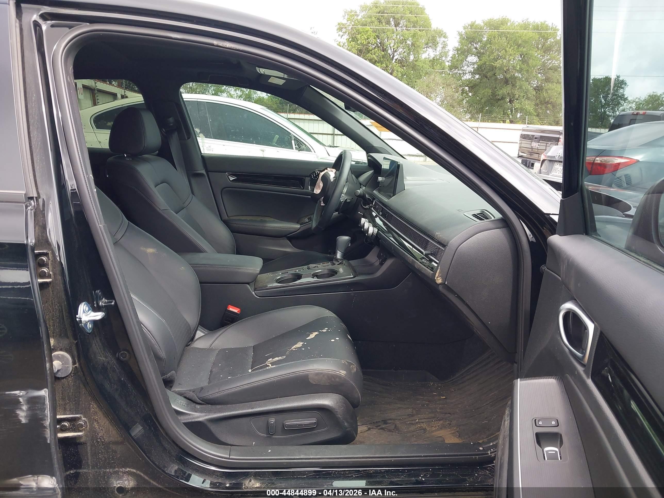 2025 Honda Civic Hybrid Sport Touring Black vin: JHMFL4H95SX000273