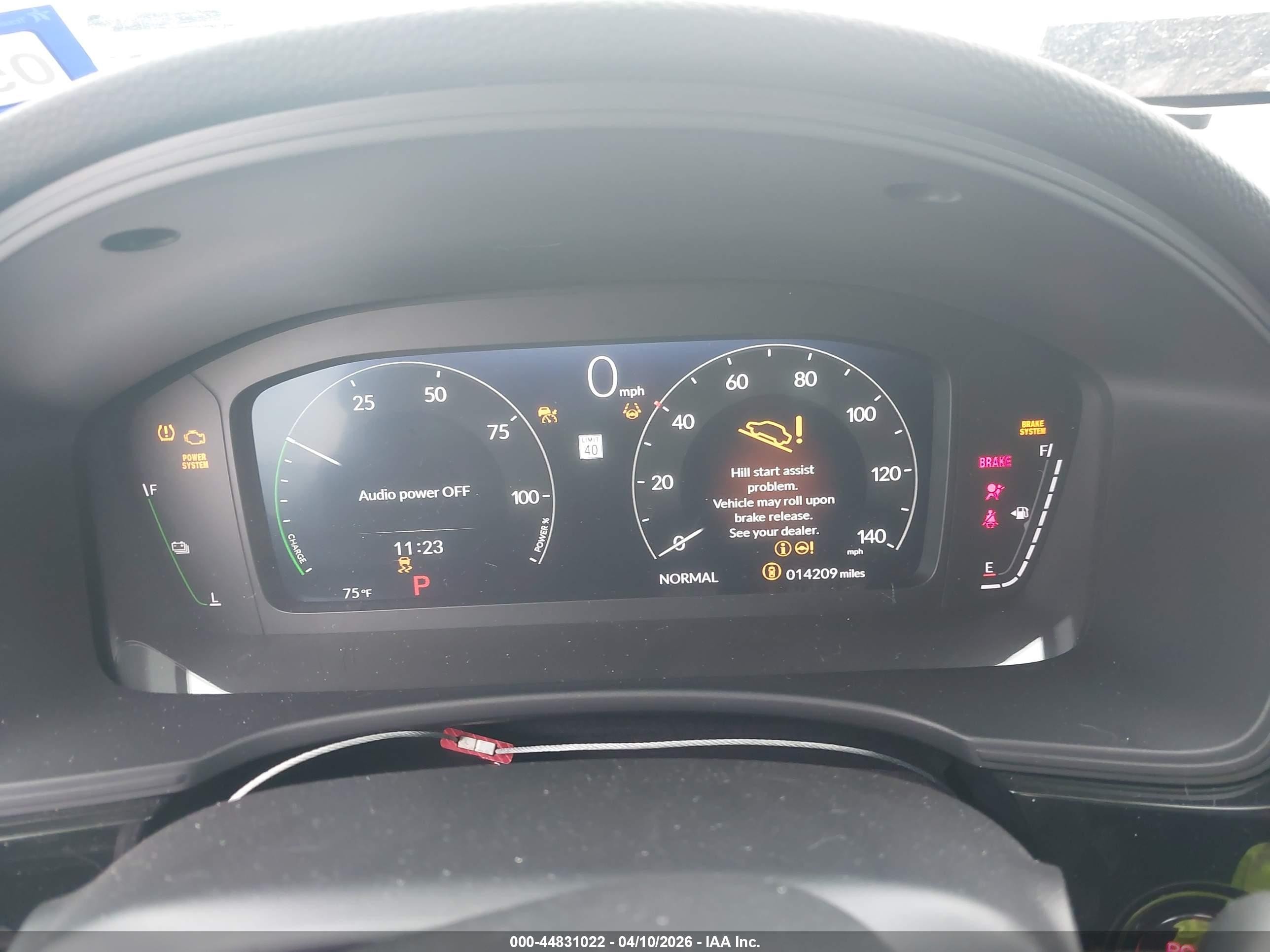 2025 Honda Civic Hybrid Sport Touring Серый vin: JHMFL4H97SX001313