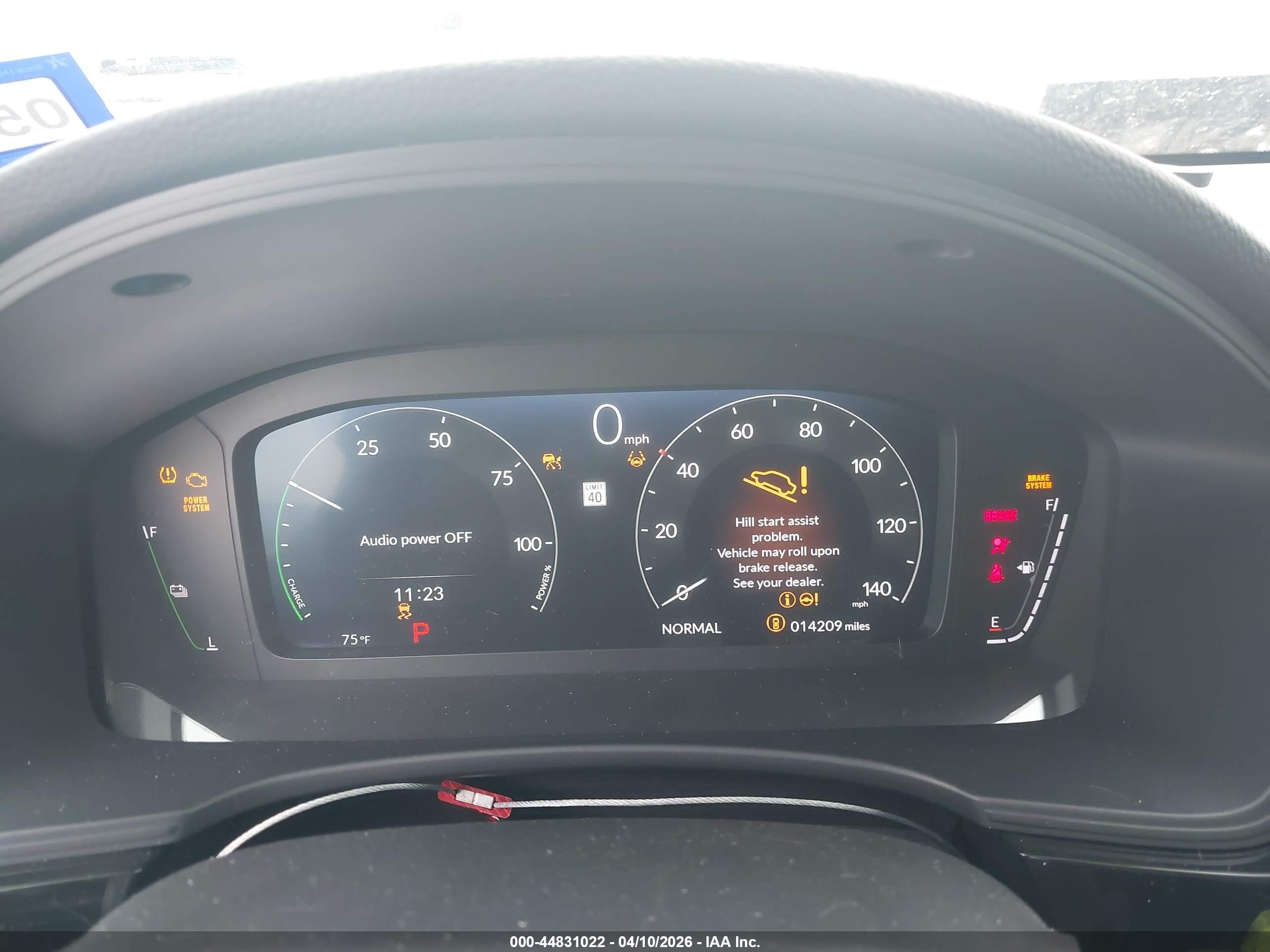 2025 Honda Civic Hybrid Sport Touring Серый vin: JHMFL4H97SX001313