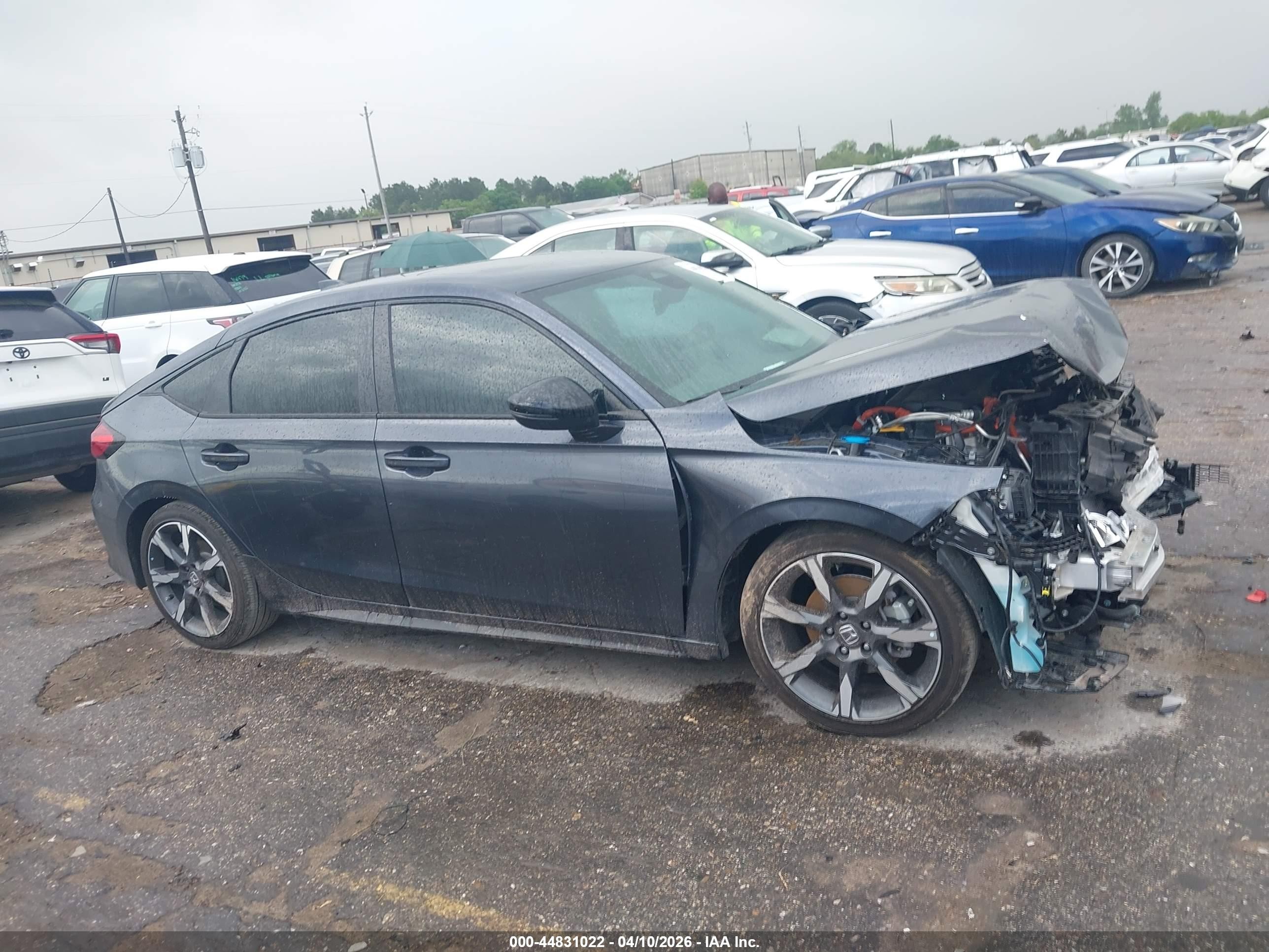 2025 Honda Civic Hybrid Sport Touring Серый vin: JHMFL4H97SX001313