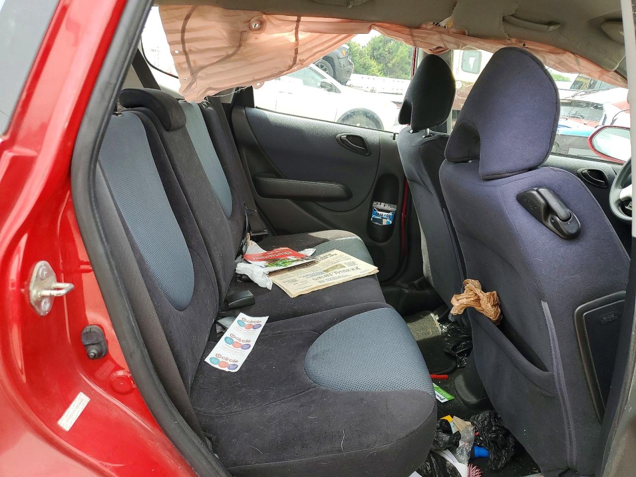 2008 Honda Fit Red vin: JHMGD37418S064480