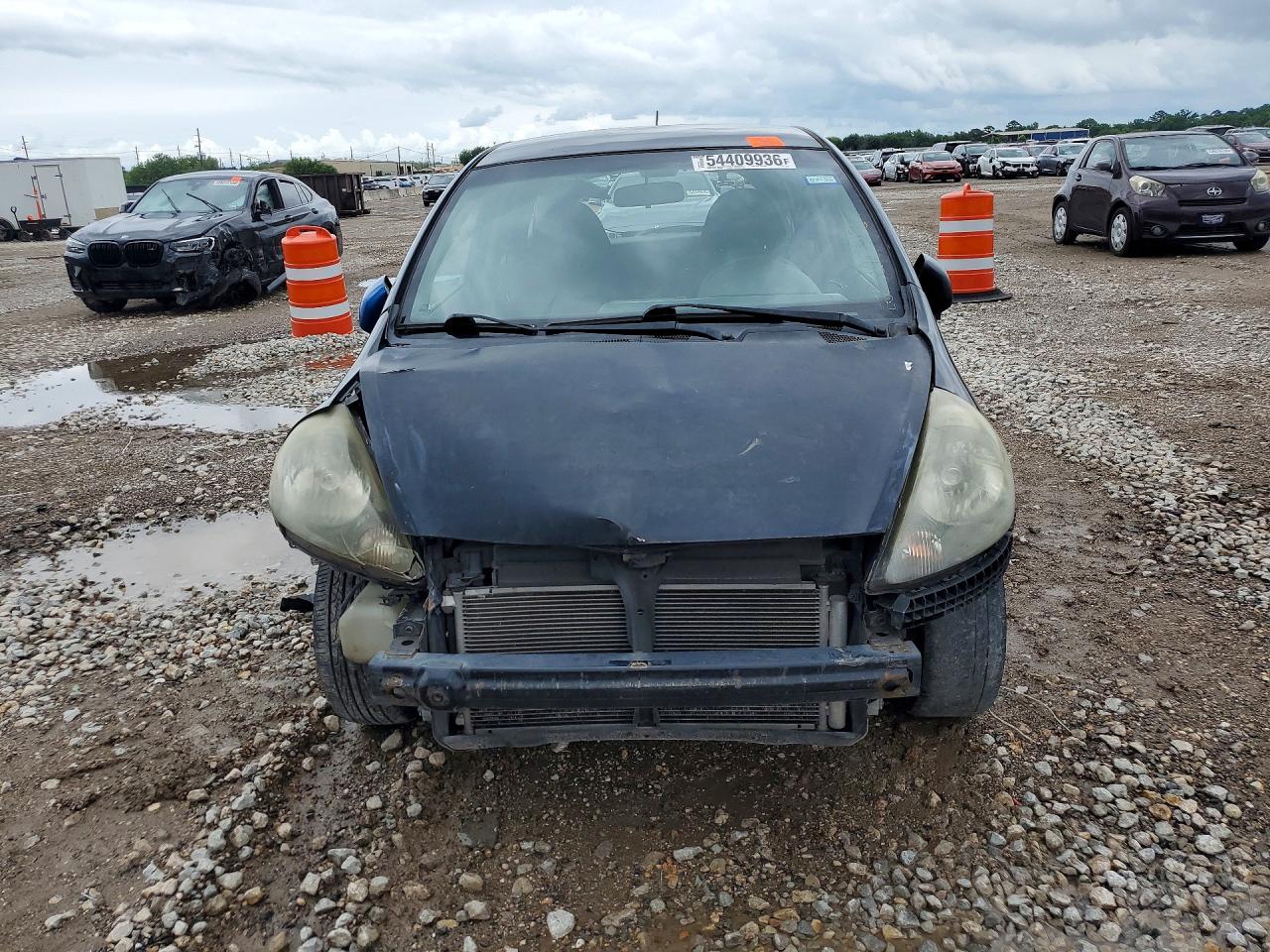 2008 Honda Fit Black vin: JHMGD37438S060110