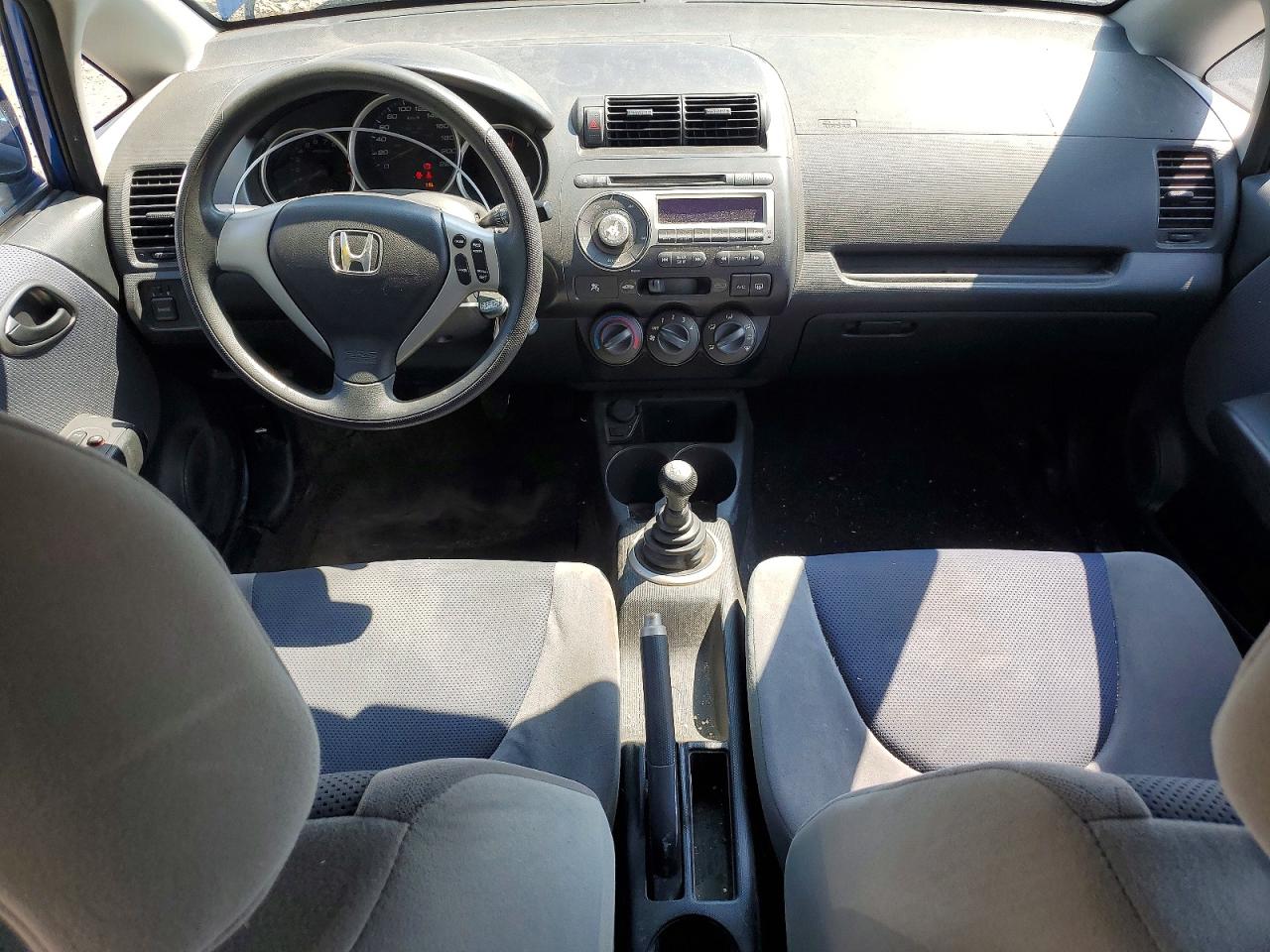 2008 Honda Fit Синий vin: JHMGD37438S801081